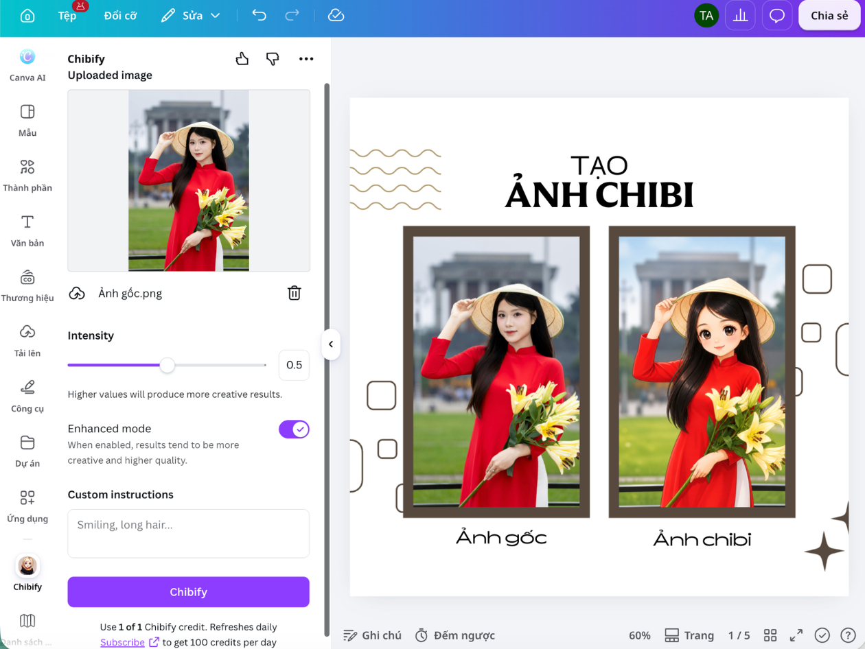 Tự động tạo ảnh chibi từ ảnh chụp Tự động tạo ảnh chibi từ ảnh chụp