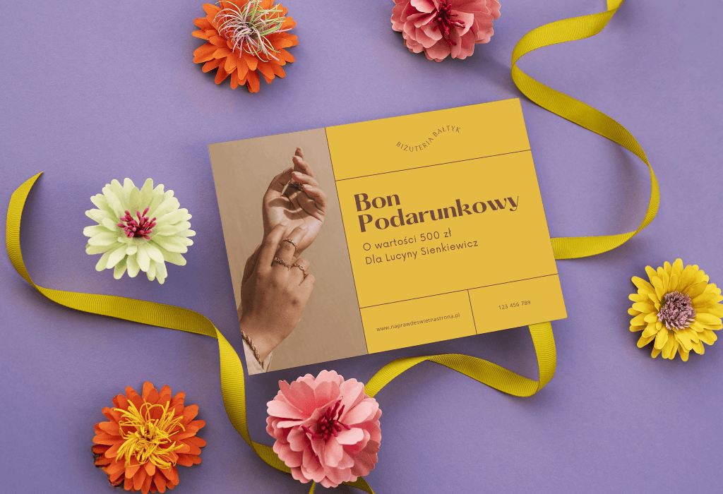 Bon podarunkowy - Canva Bon podarunkowy - Canva