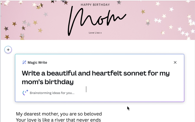 Create Poem Generator Hero Banner