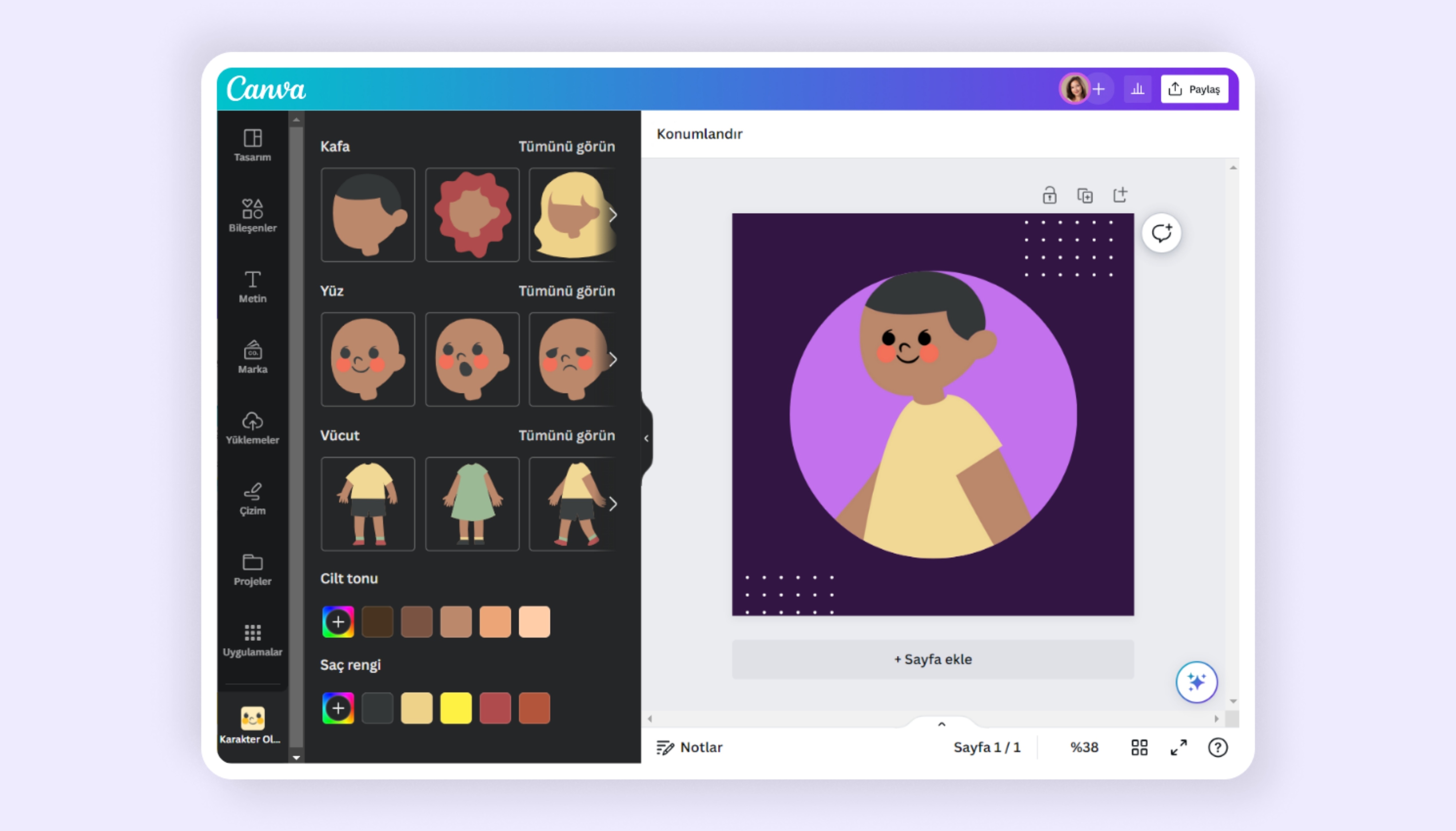 avatar oluşturma aracı - Canva avatar oluşturma aracı - Canva