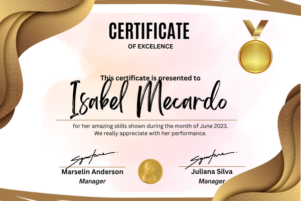  شهادات شكر وتقدير