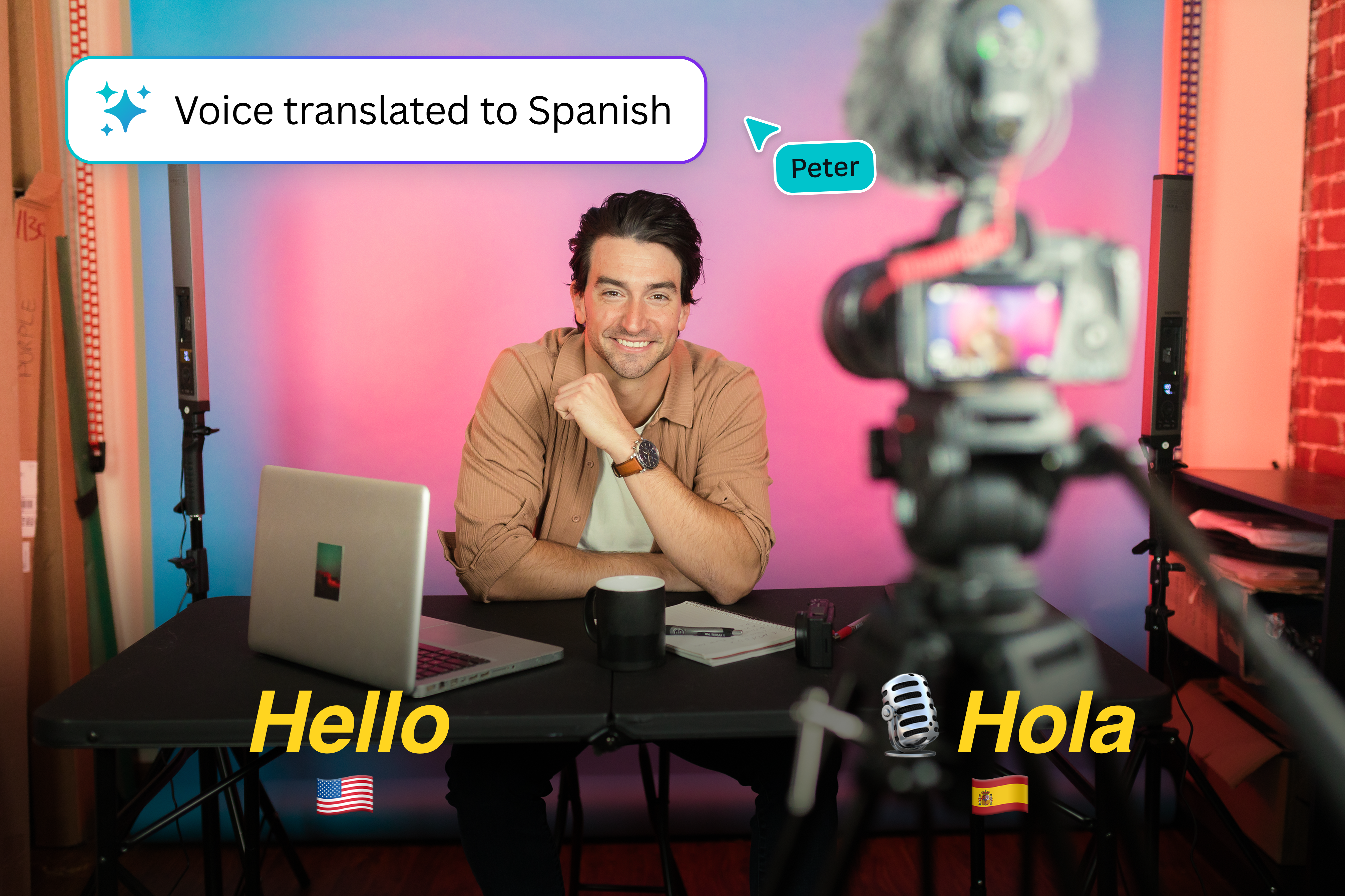 Voice Translated to Spanish