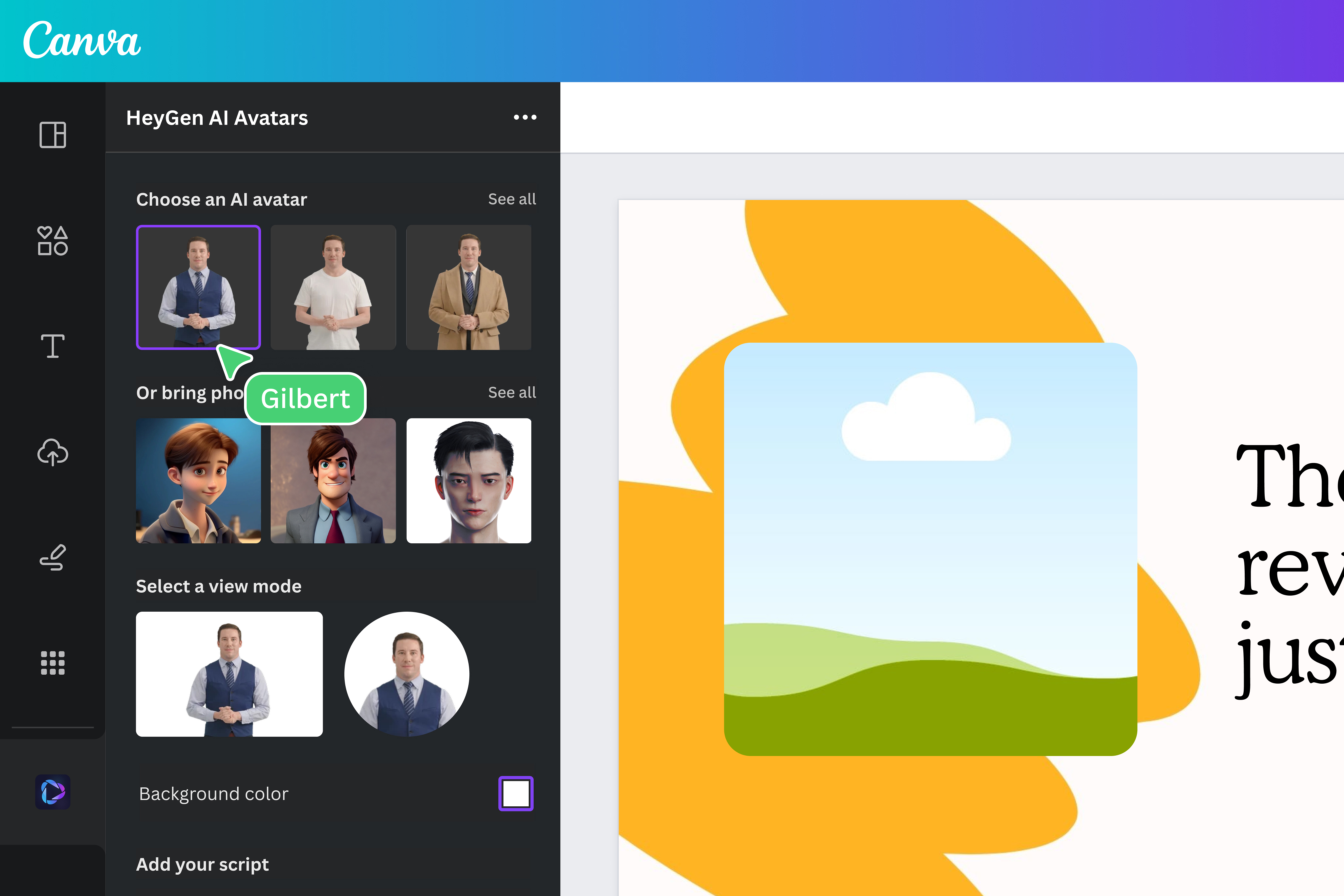 Add HeyGen AI Avatar into your AI-generated voice
