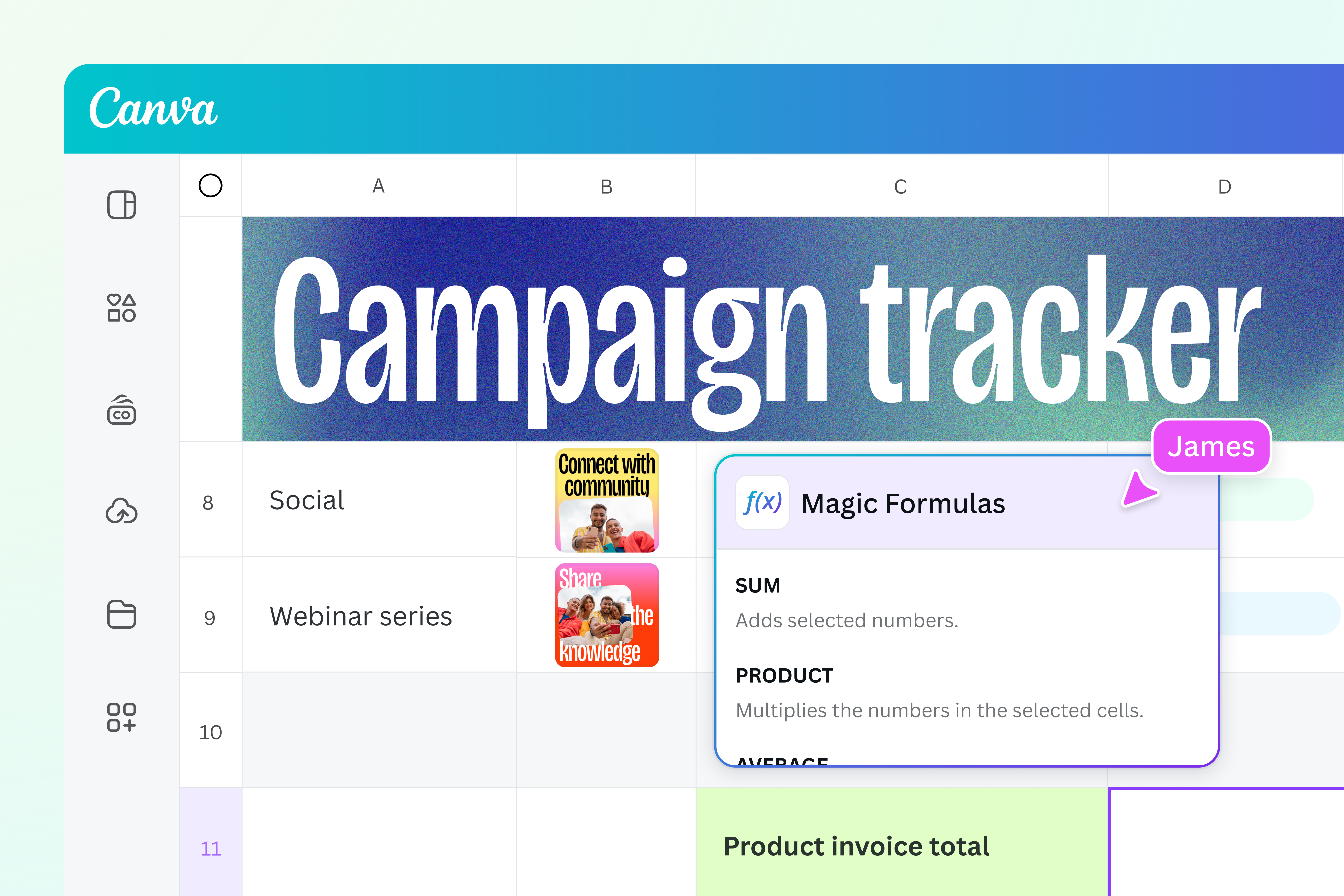 Free Formula Generator Get the right spreadsheet formula Canva