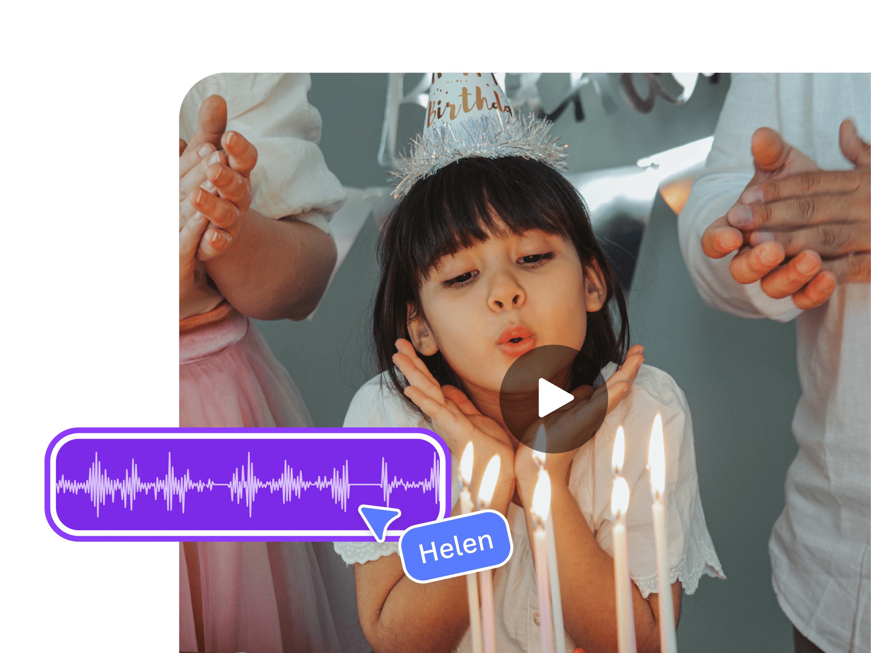 Audio to video converter hero banner