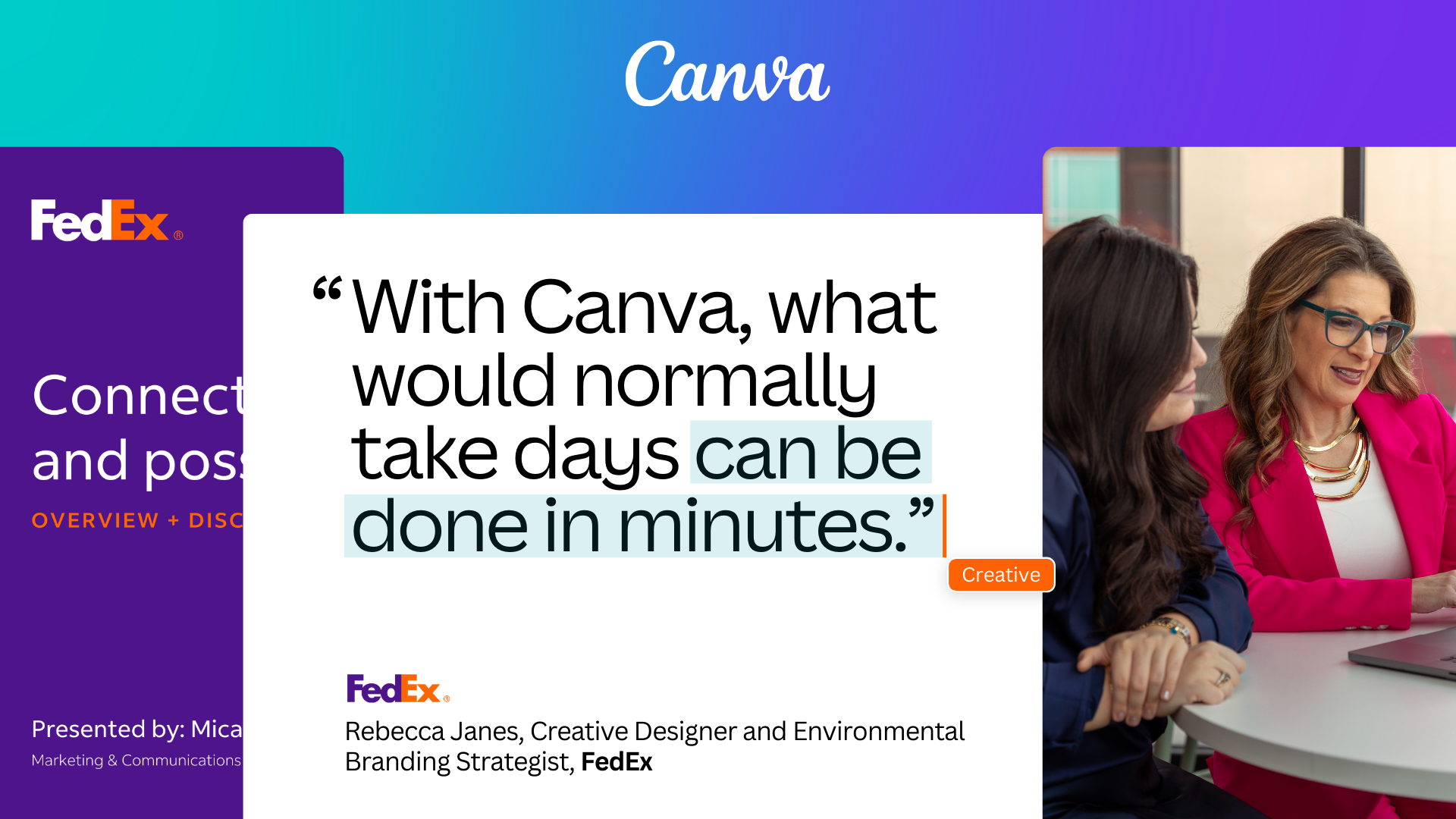 Visual Management Examples Fedex How Canva empowers 1,400 FedEx teams to create in minutes, not days