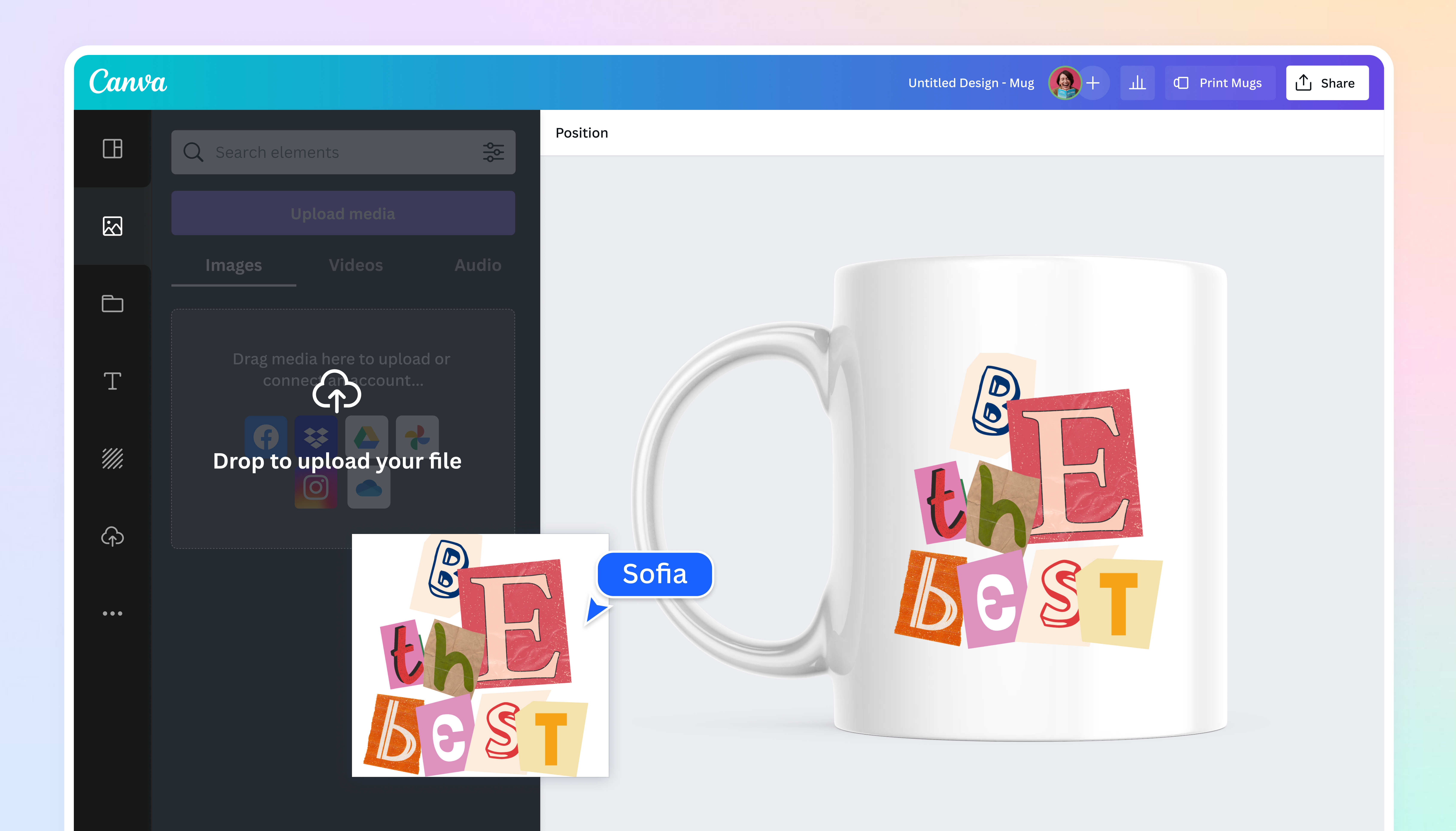 موك اب كوب قهوة