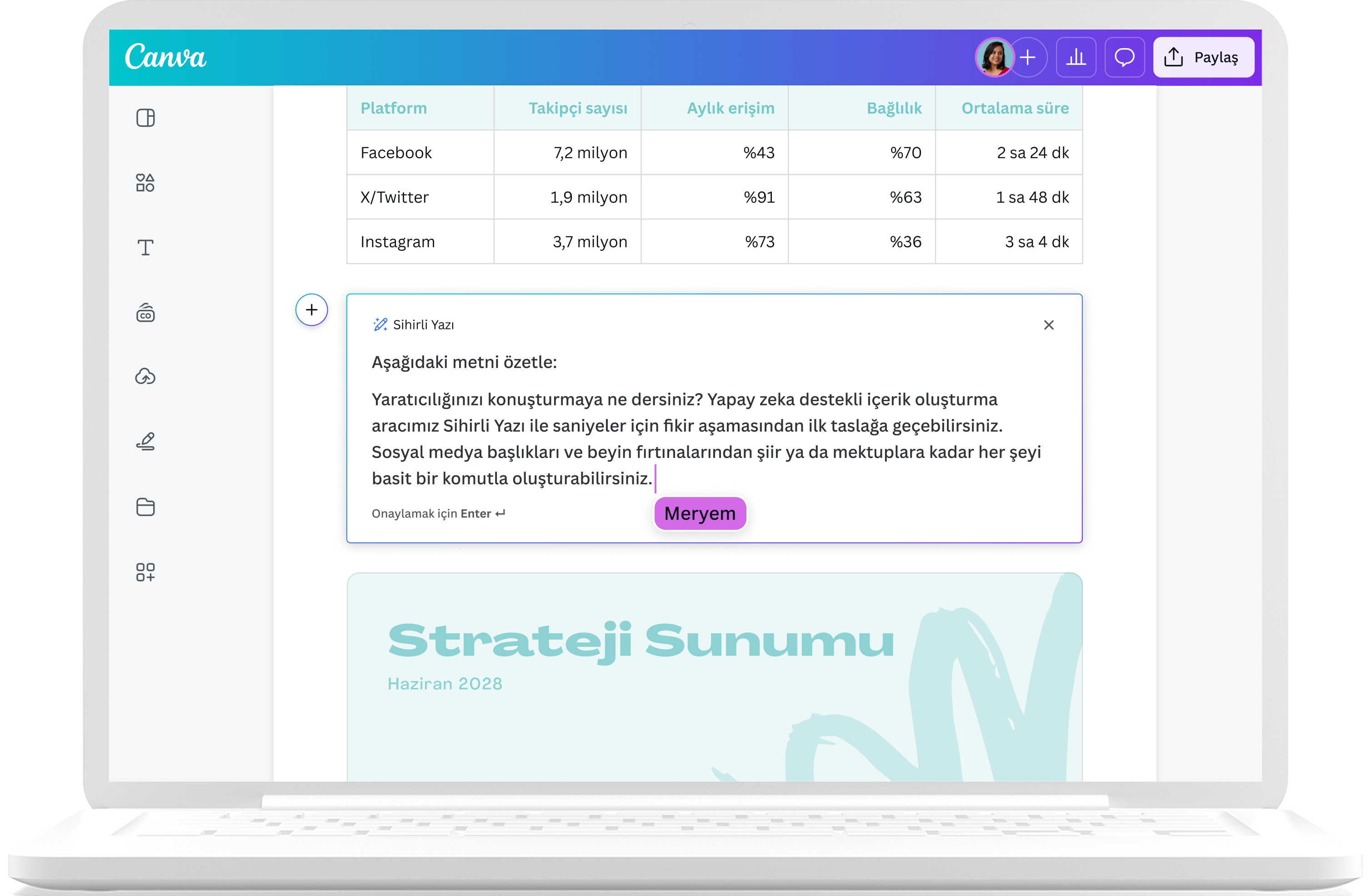 Sihirli Yazı™ nasıl kullanılır?