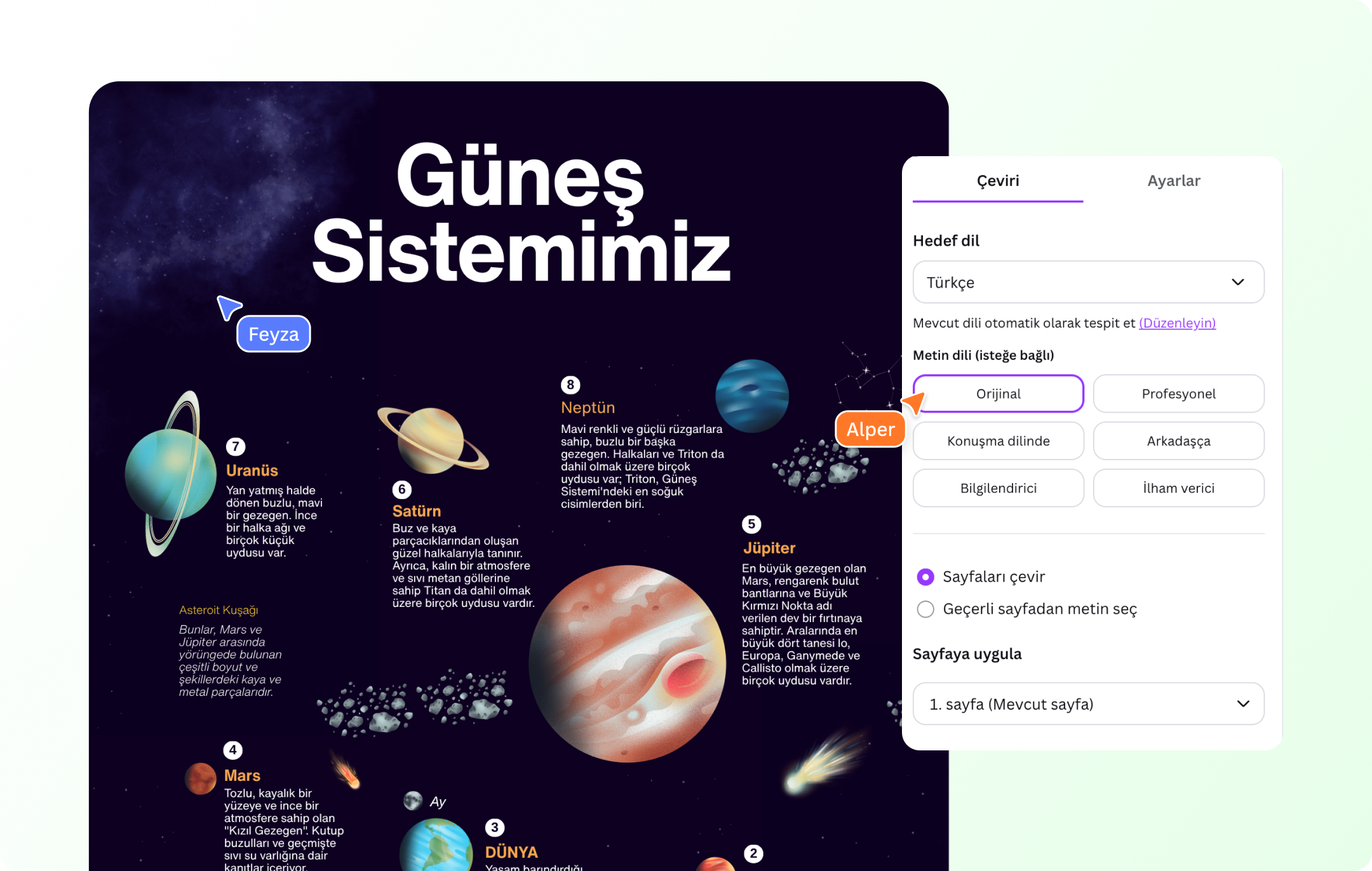 PDF Çeviri - Canva PDF Çeviri - Canva