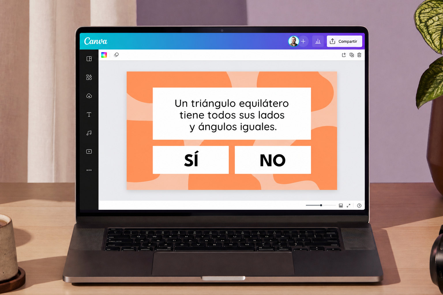 pregunta de opcion múltiple test canva