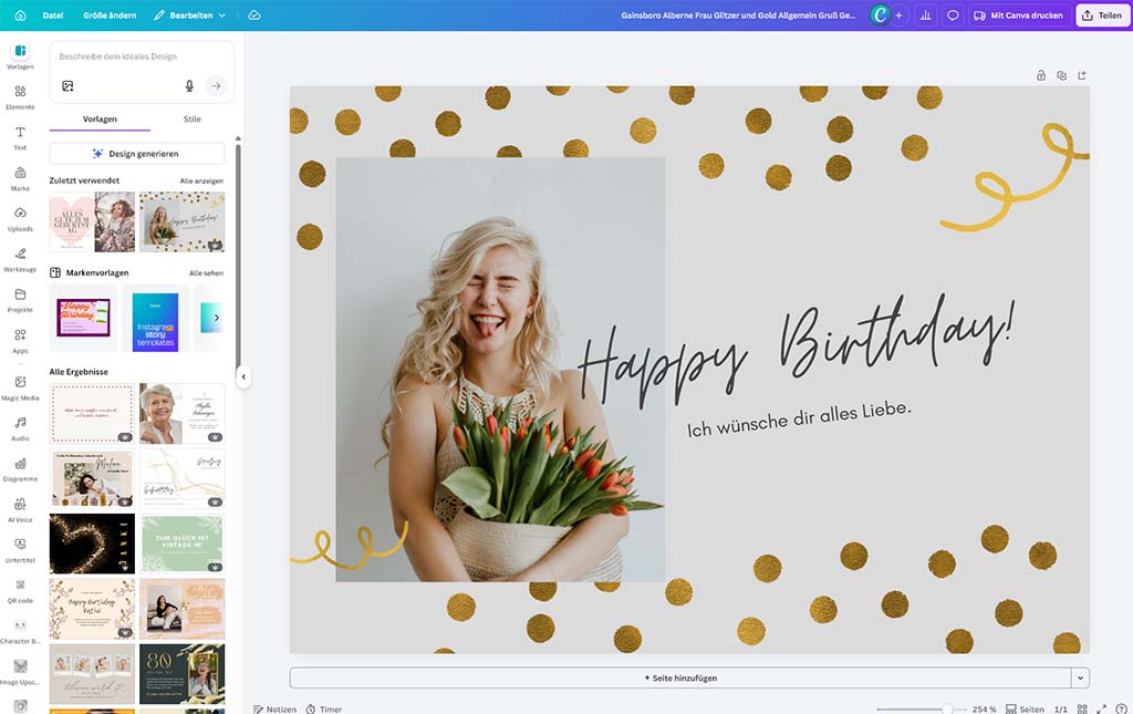 Kostenlos online Karten erstellen & gestalten | Canva