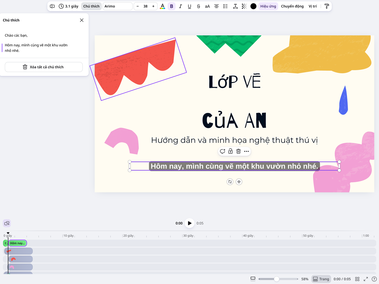 Chuyển lời nói thành phụ đề có thể chỉnh sửa
