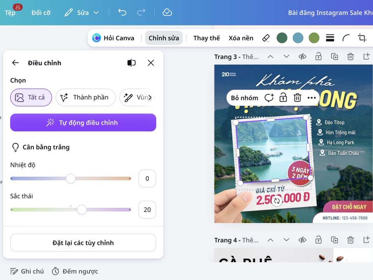Tinh chỉnh để ảnh HD rõ mà vẫn hợp mắt