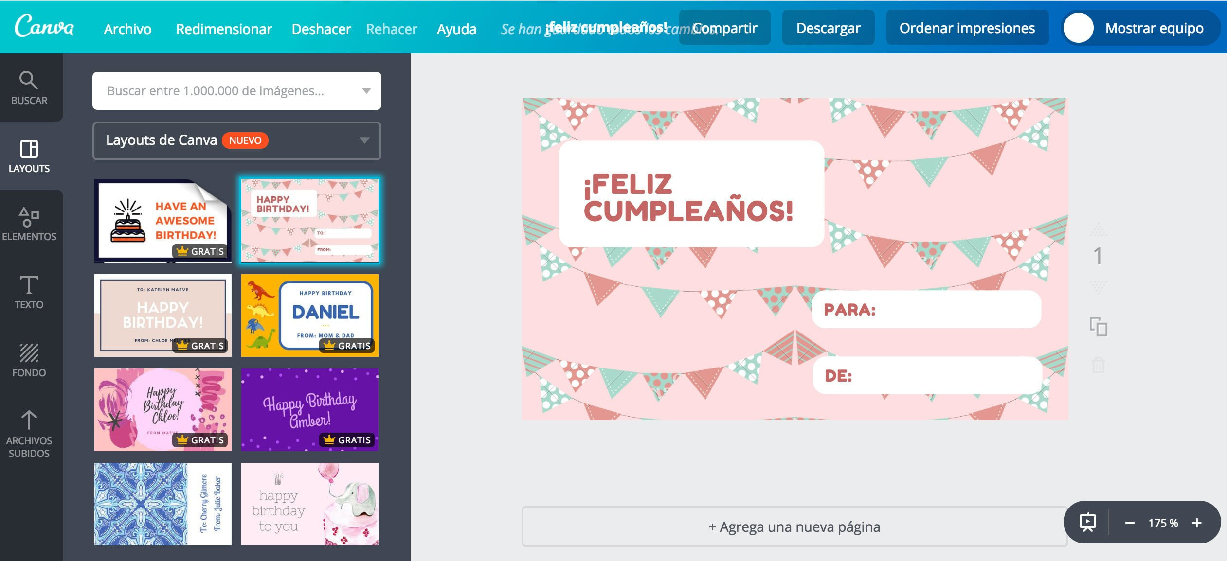 Etiquetas de cumpleaños