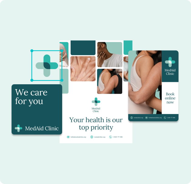 Example of healthcare marketing campaign from Canva