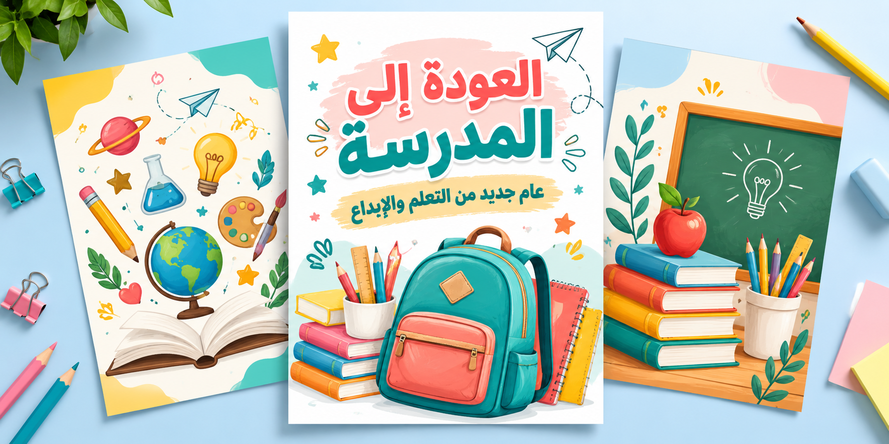 تصميم إعلان مدرسة تصميم إعلان مدرسة