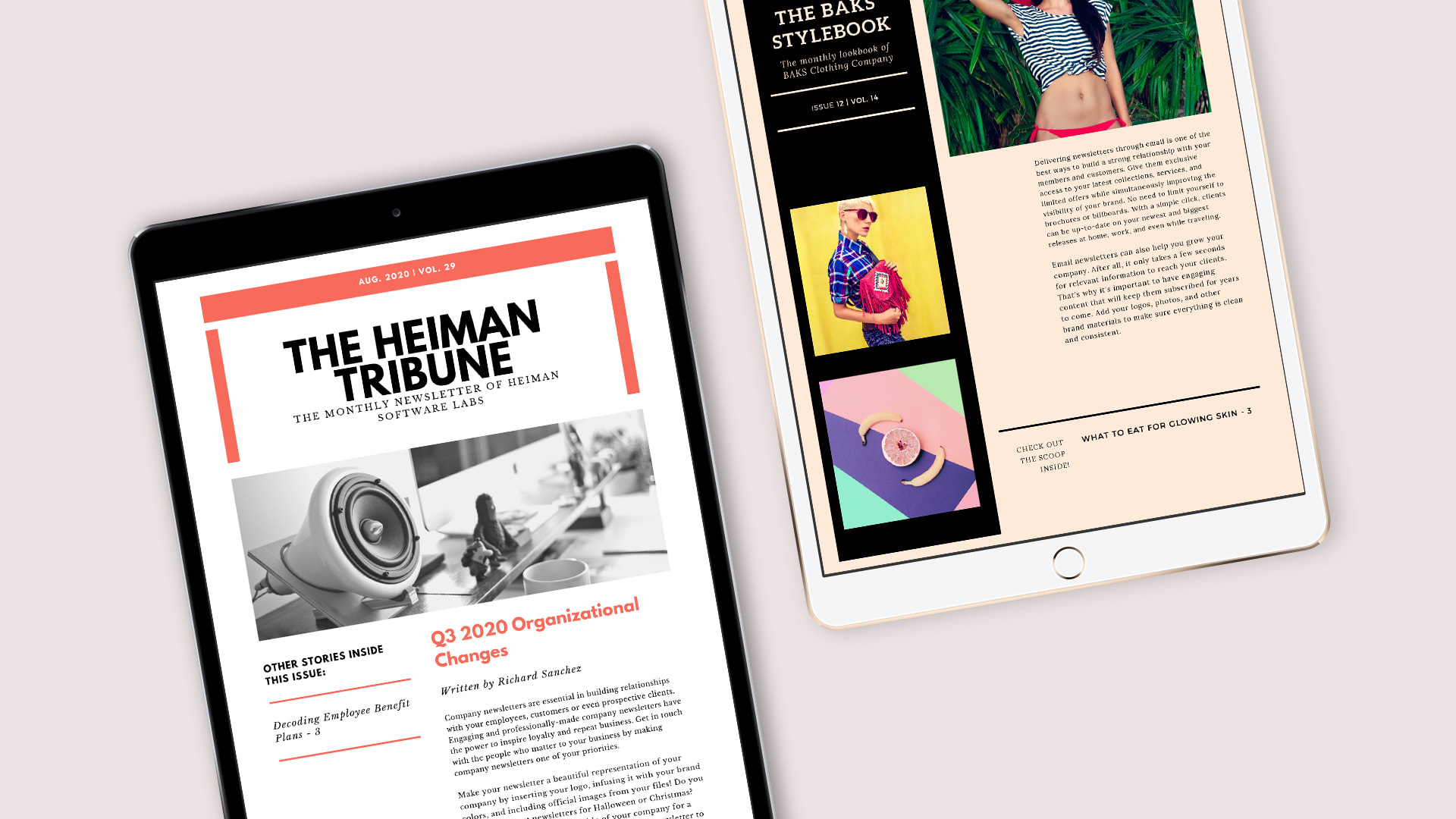 canva, newsletter, tuto, modèle, emailing, mailing