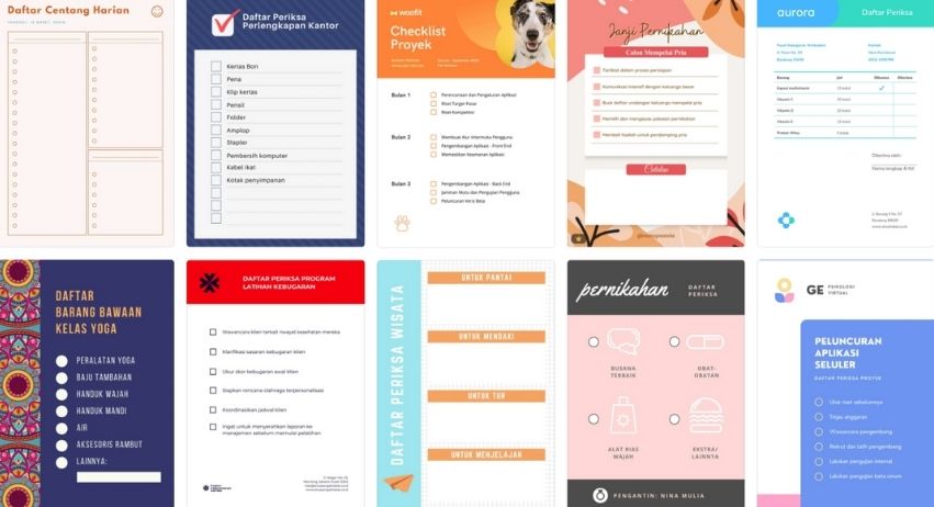 membuat ceklis - Canva cara membuat ceklis - Canva