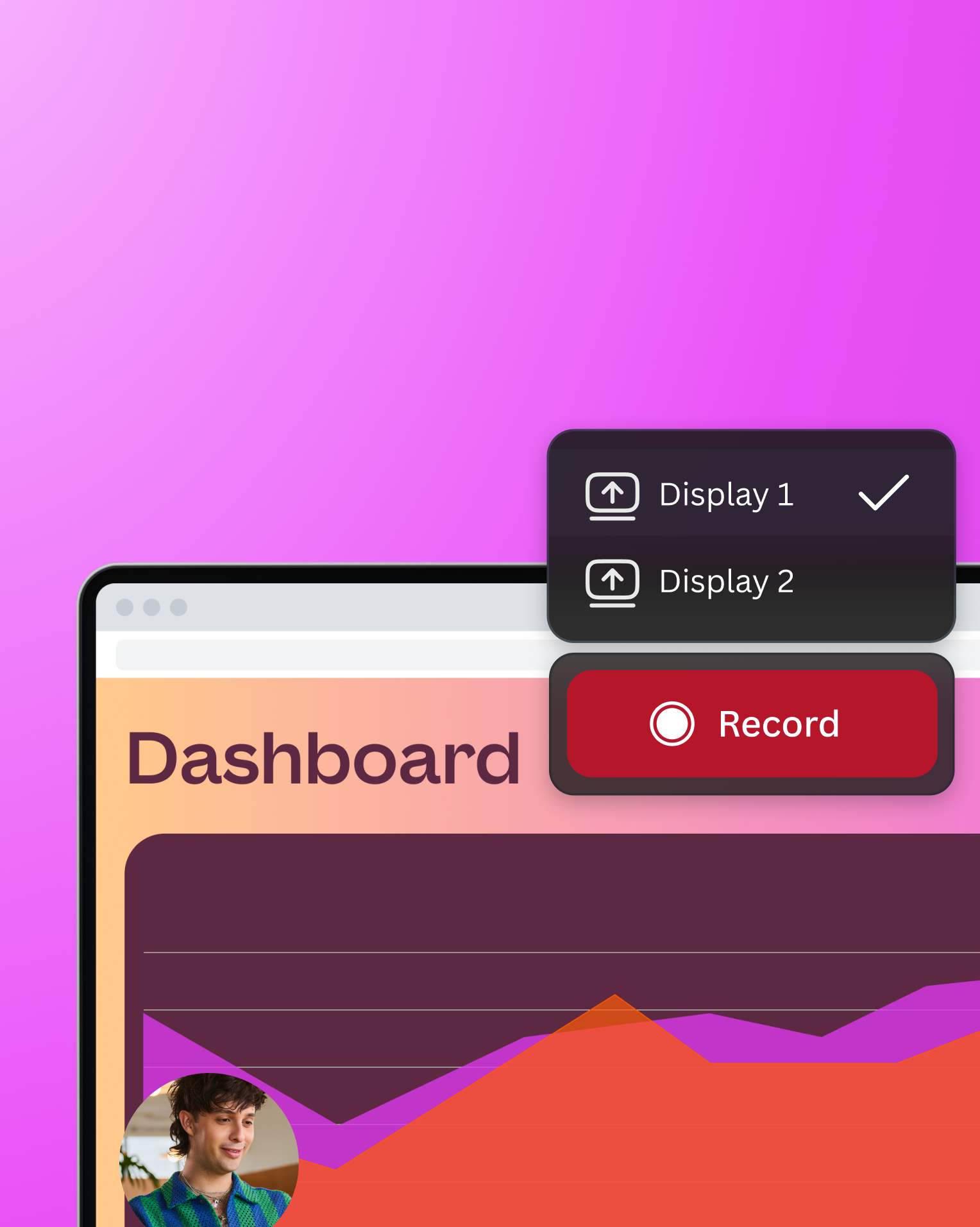 Record yourself and your screen