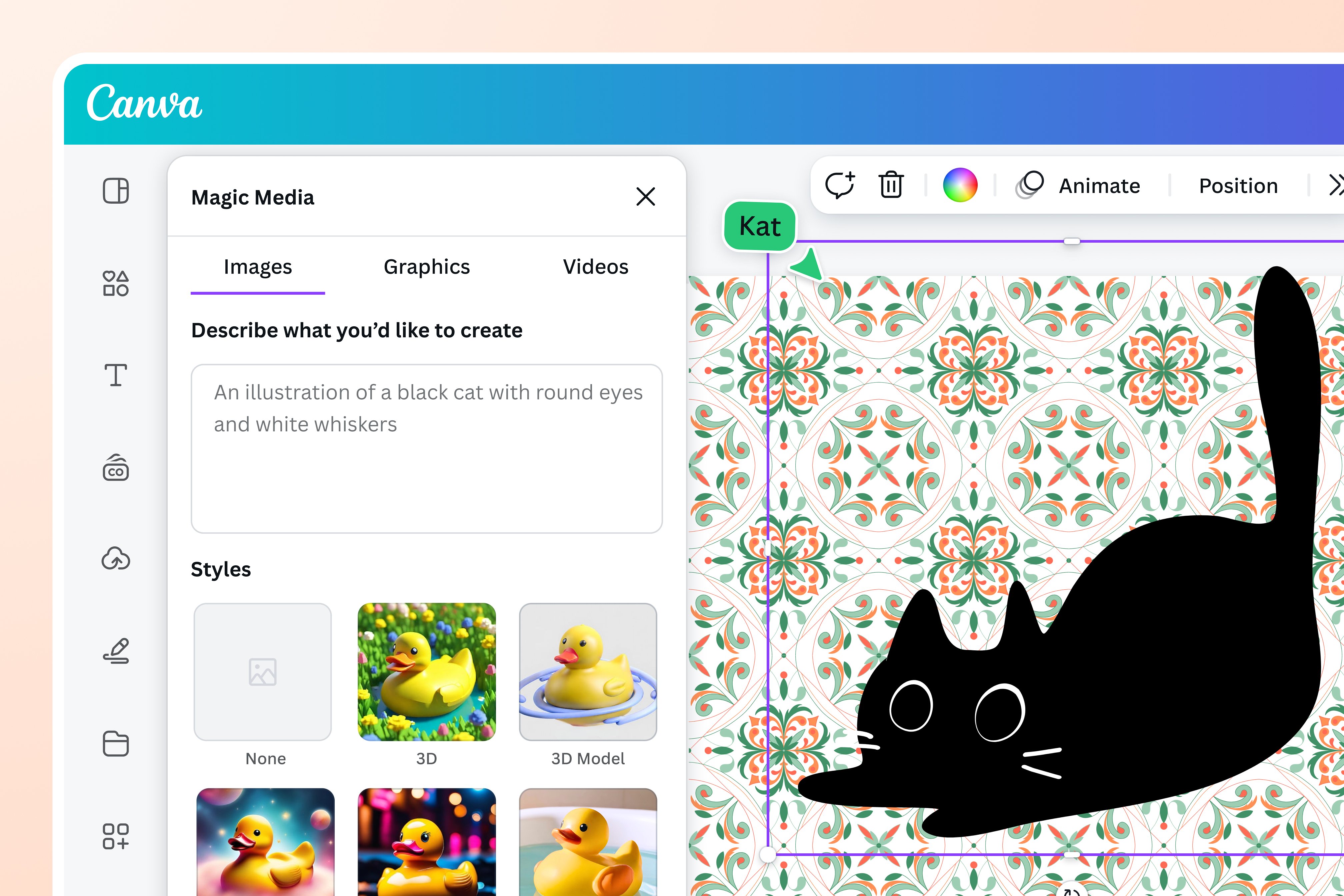 Add text to your pattern design