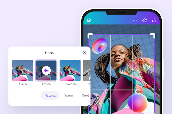 Appliquer des filtres et effets photo