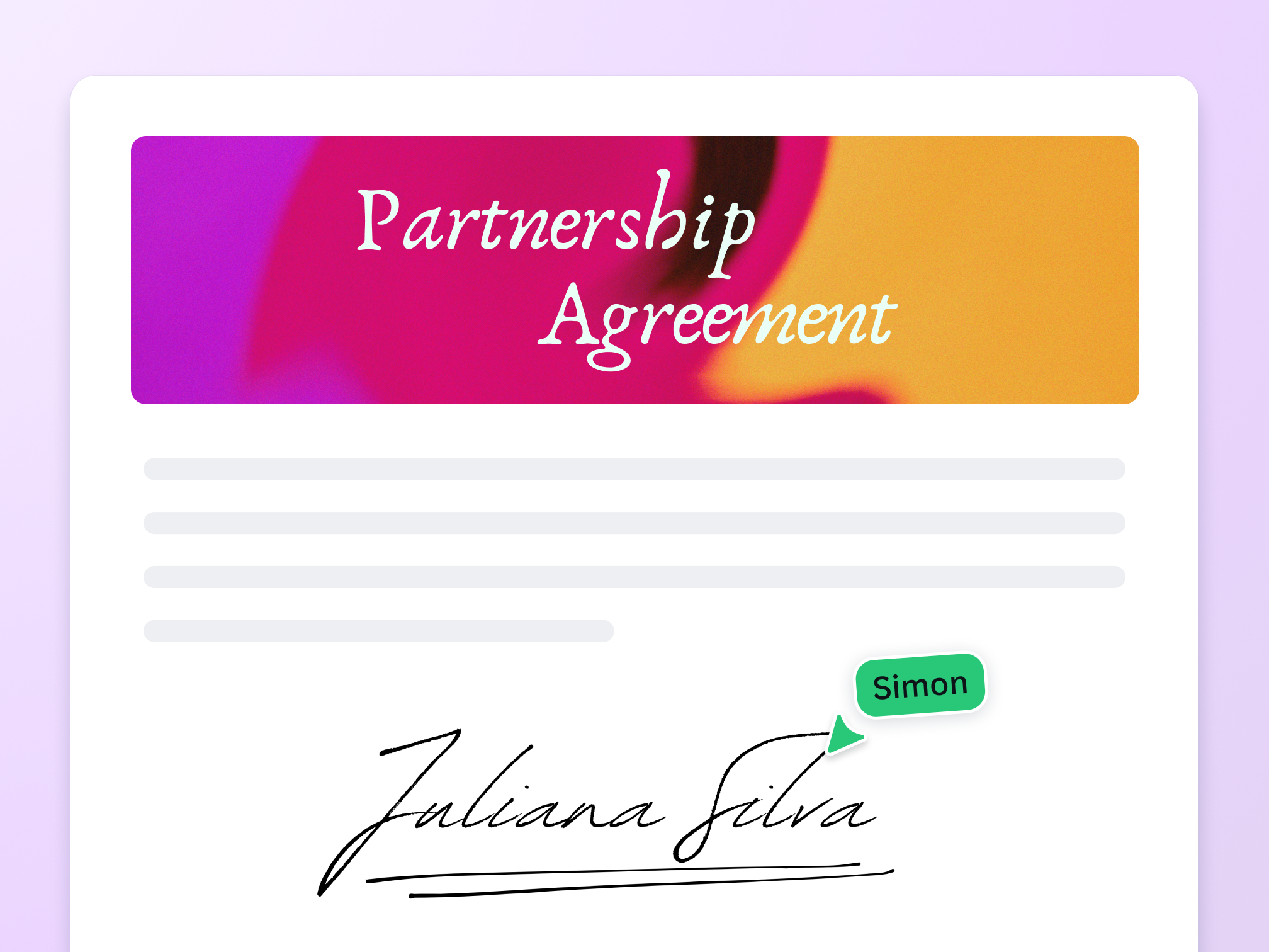 Free E-Signature Maker: Type or draw your signature | Canva