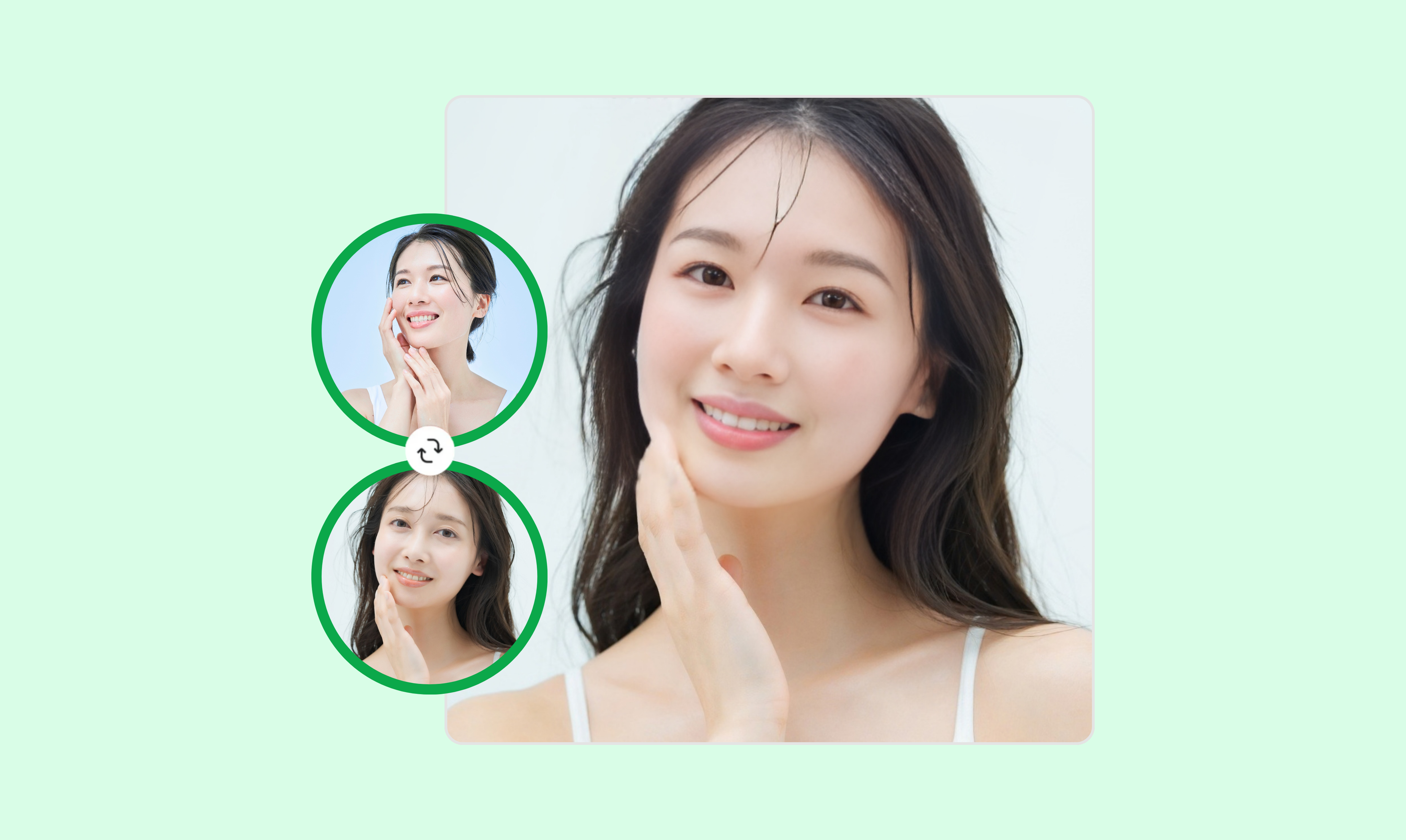 AI顔入れ替え・顔交換