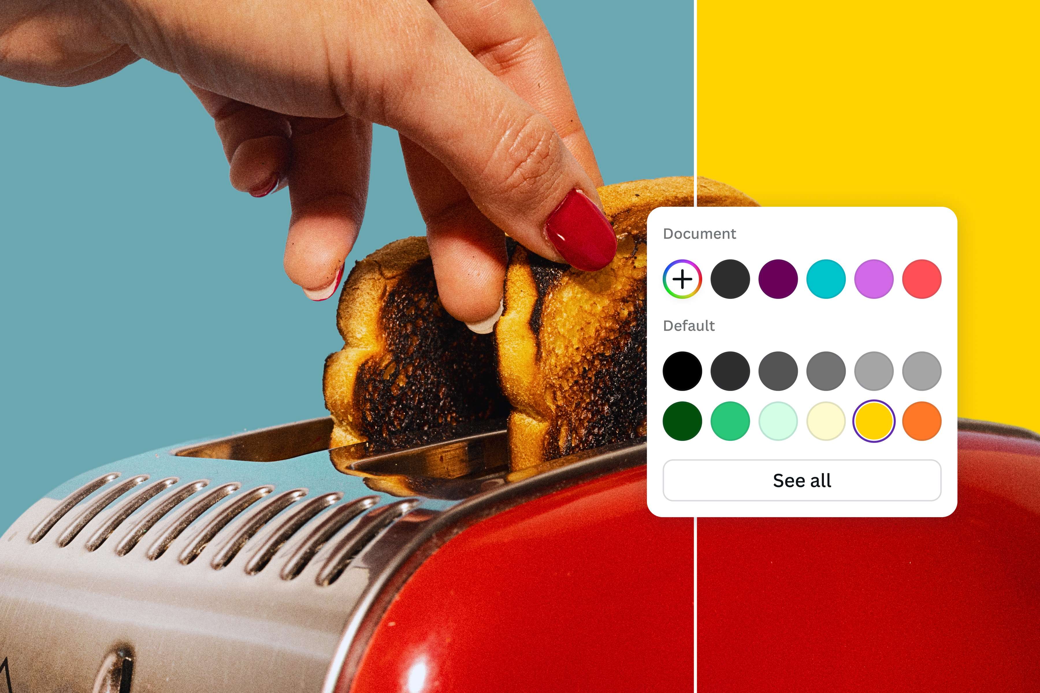 Apply a default color as your image background