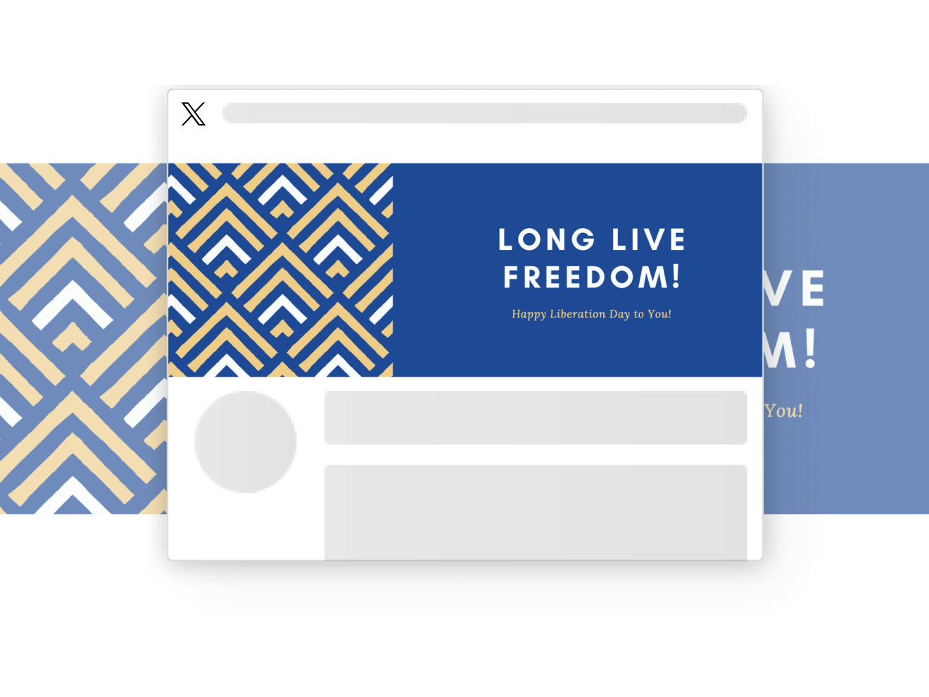 Design a X/Twitter header