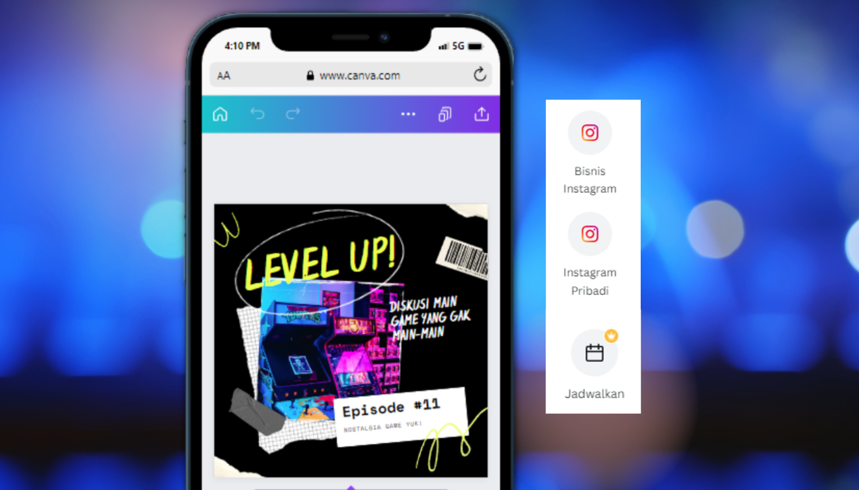 Desain Konten Instagram Keren & Unik Gratis