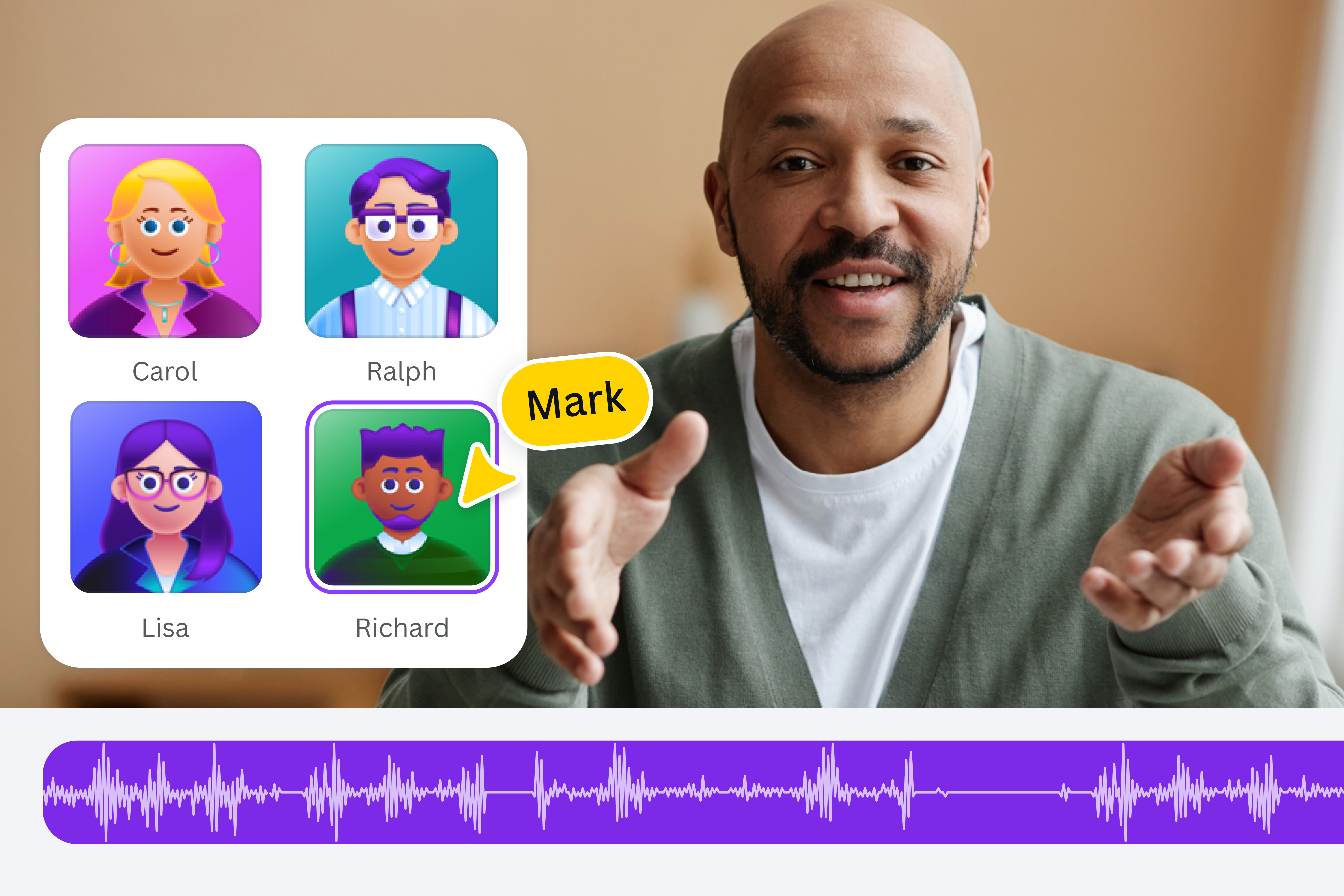 Select a language for your AI voice