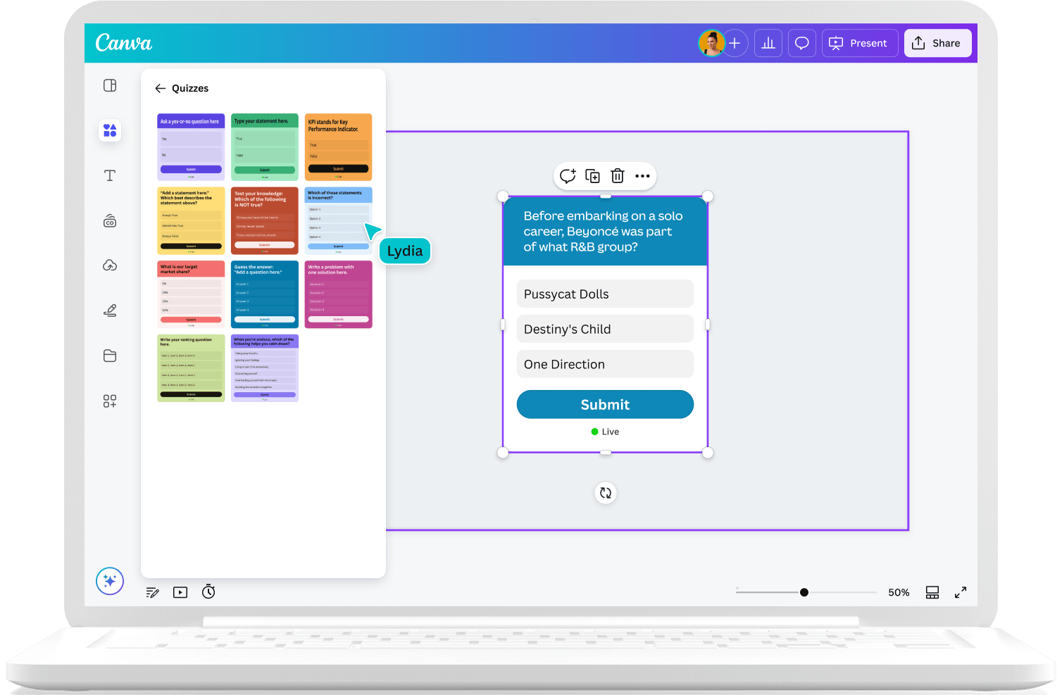 Free Online Quiz Maker - Create Quizzes in Minutes | Canva for Create A Printable Quiz Free
