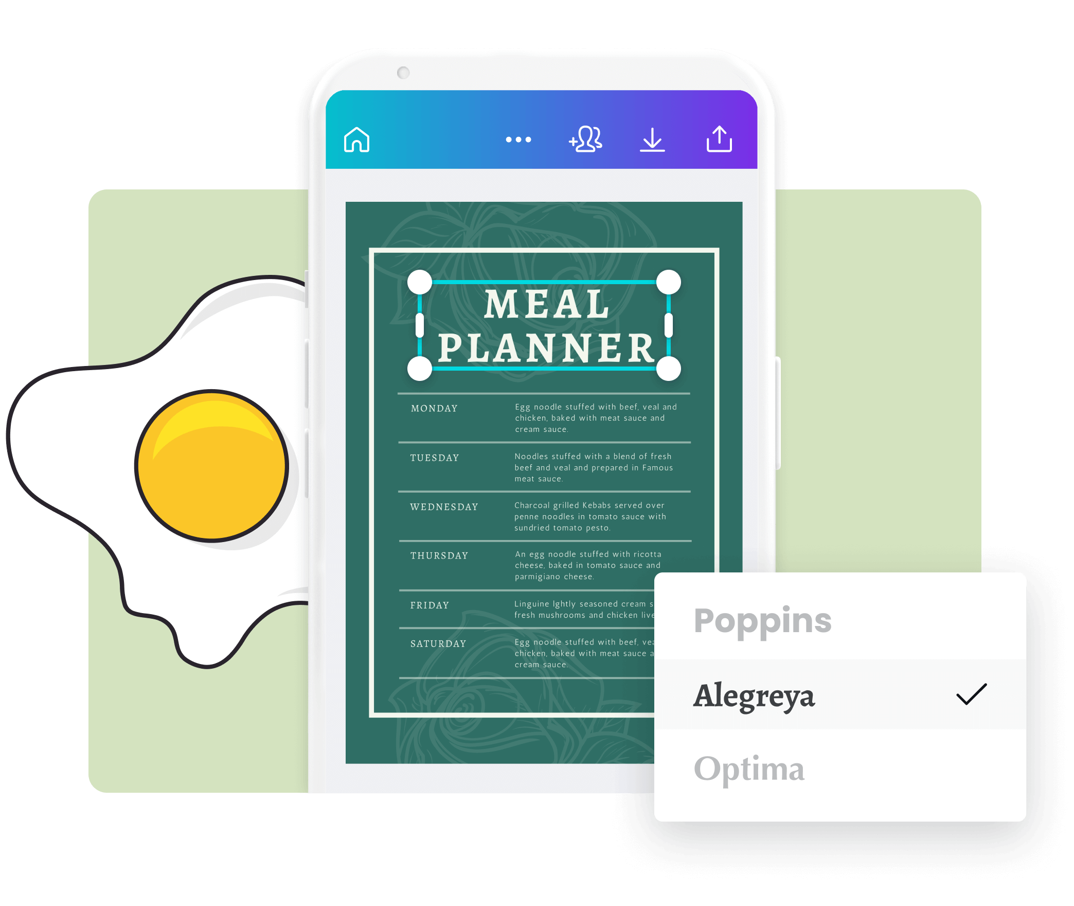 Create and update plans on the go