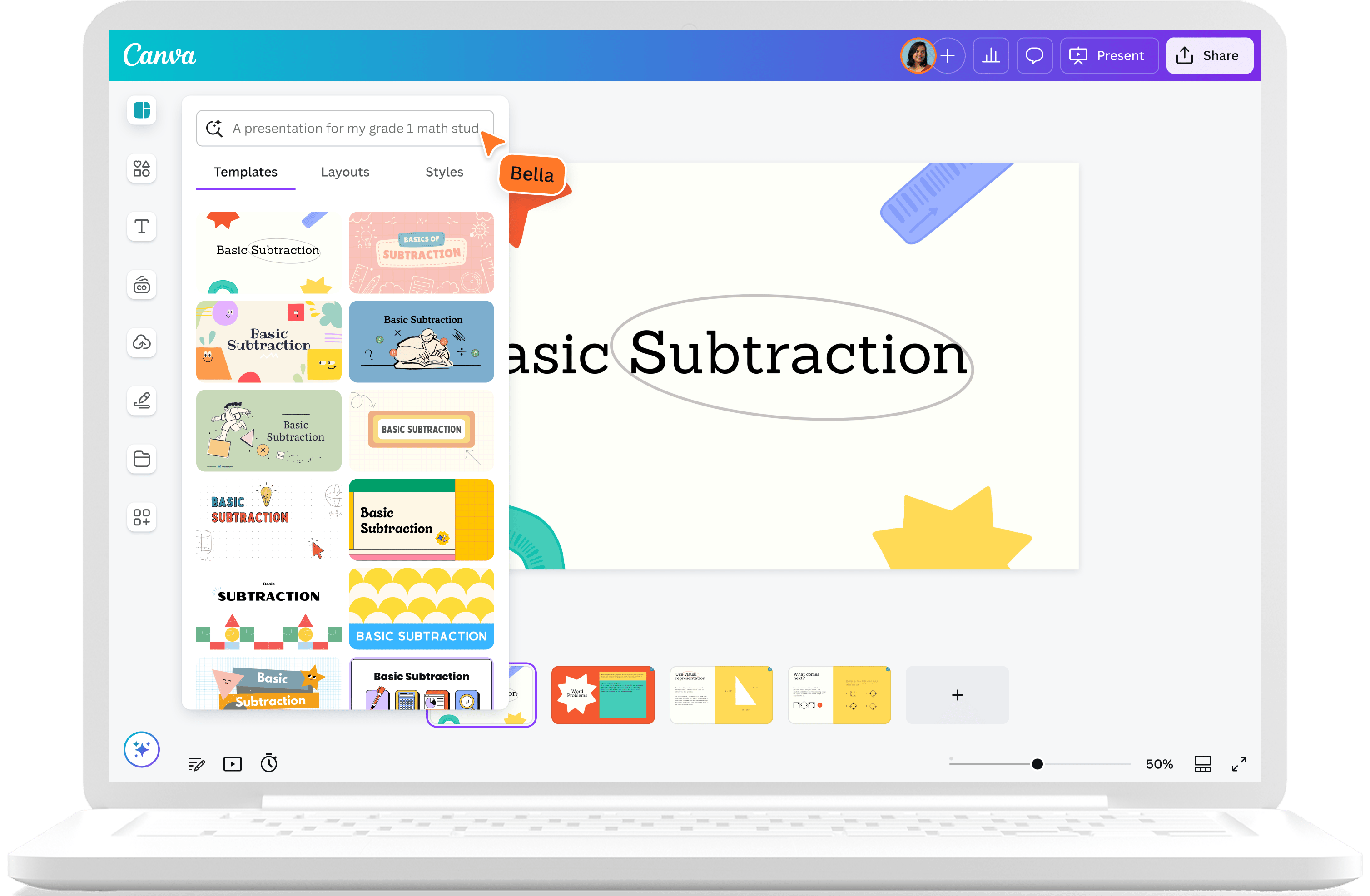 Canva Magic Design product features