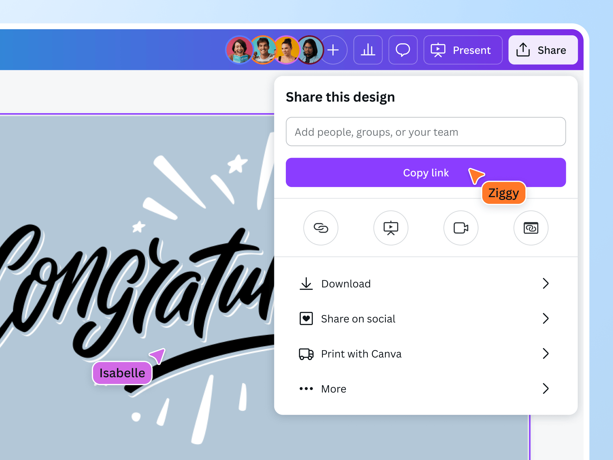 Free Group Greeting Cards | Canva