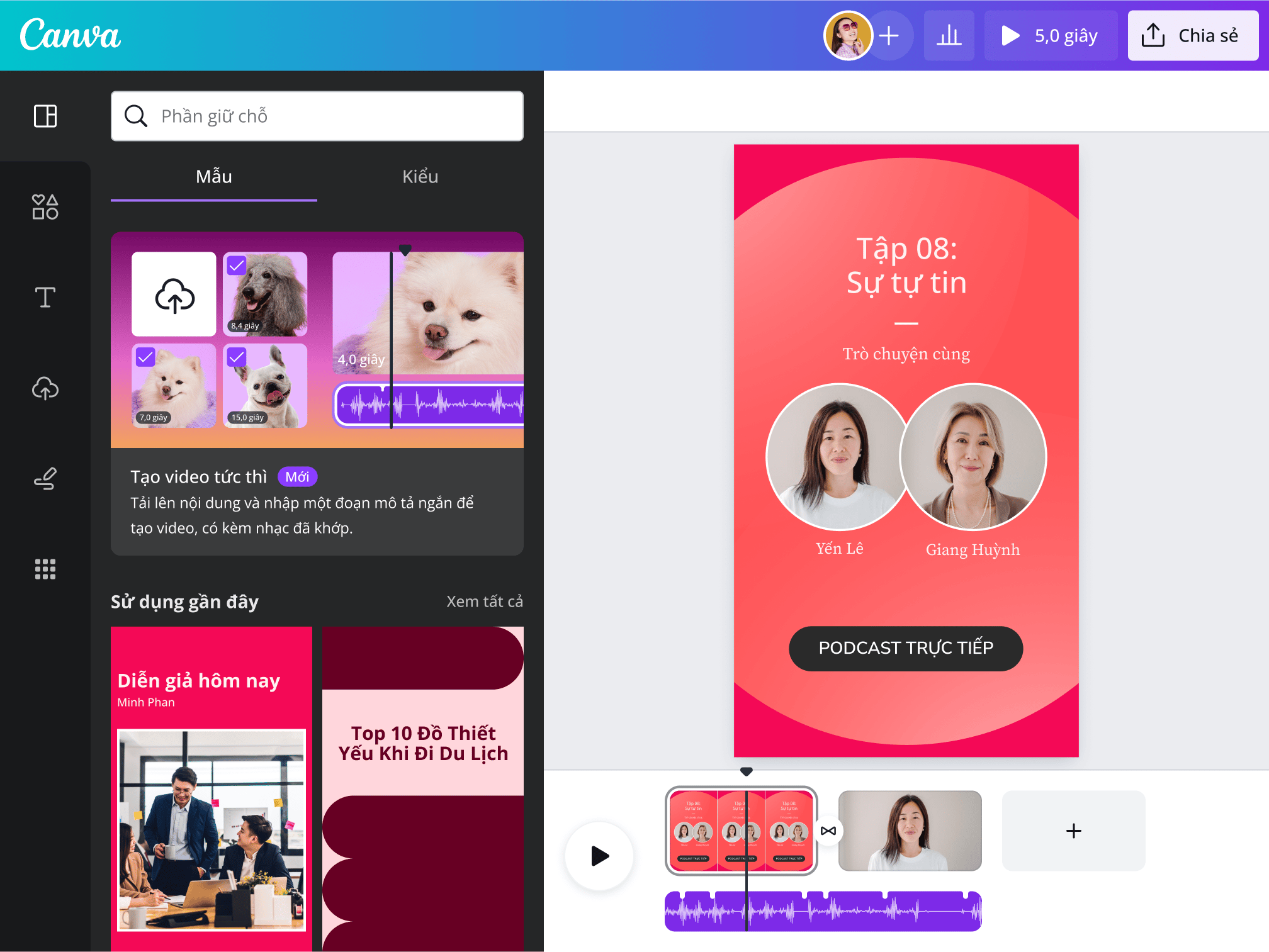 Thiết kế nội dung và đồ họa mạng xã hội tuyệt vời với Canva