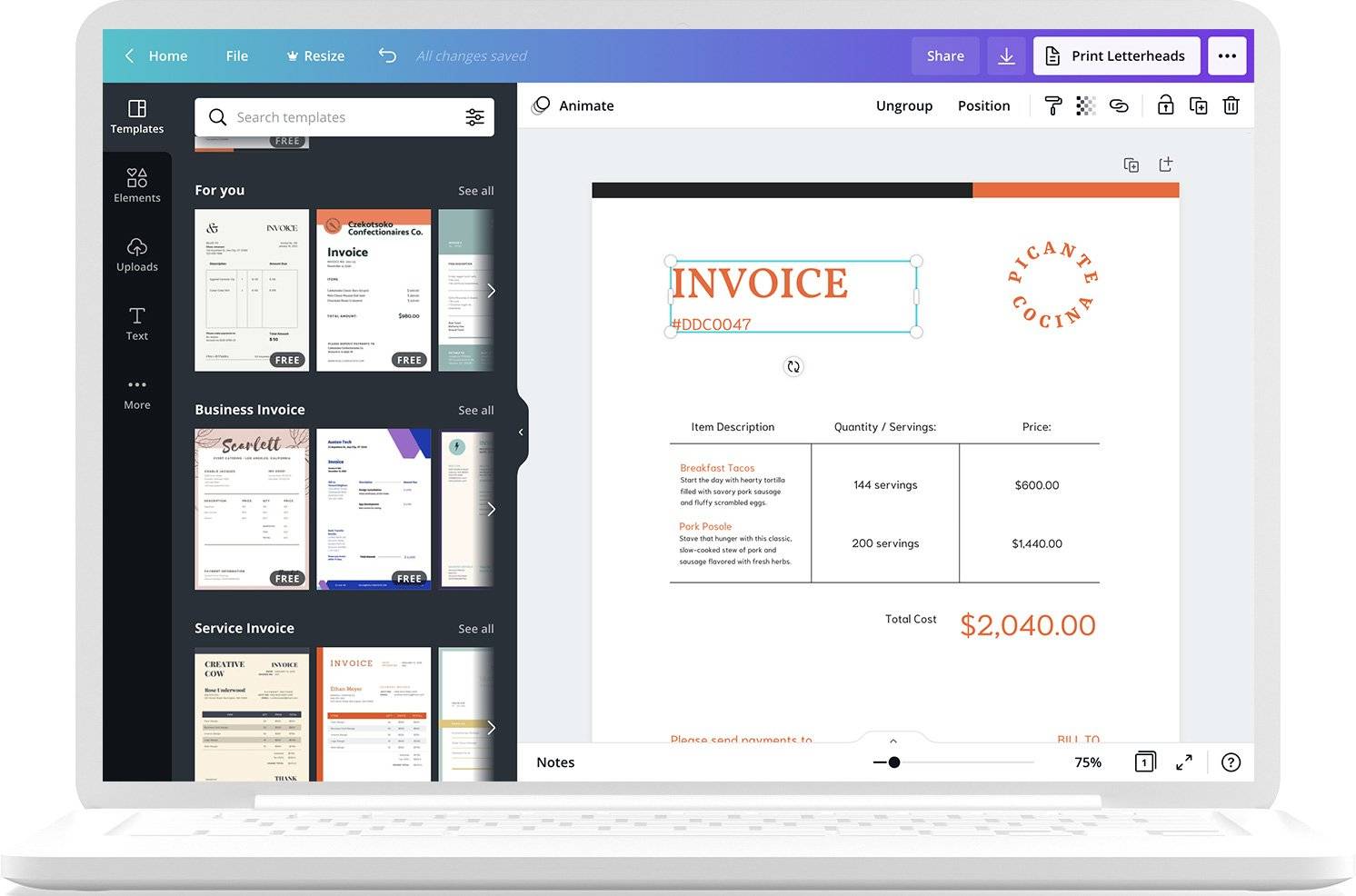How to make and send invoices