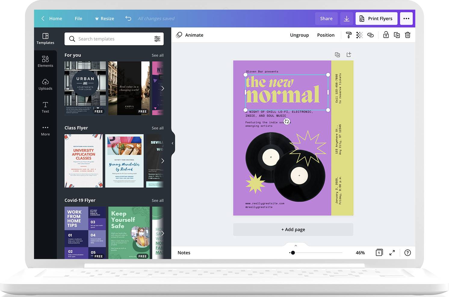 How to design and print your flyers