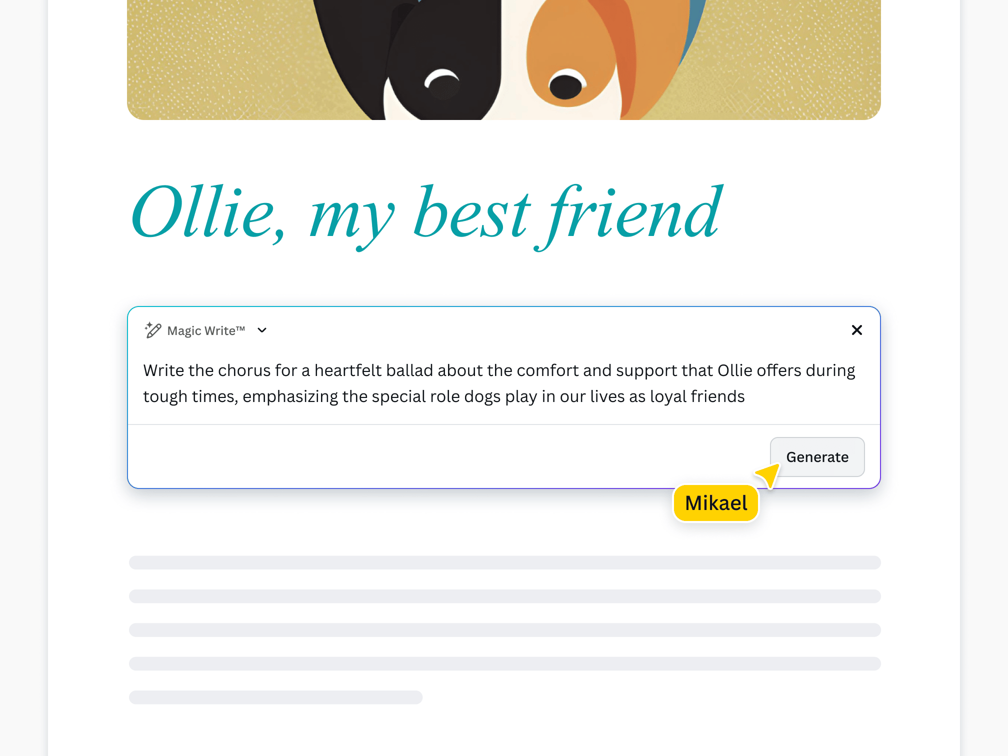 Ai song lyric generator canva