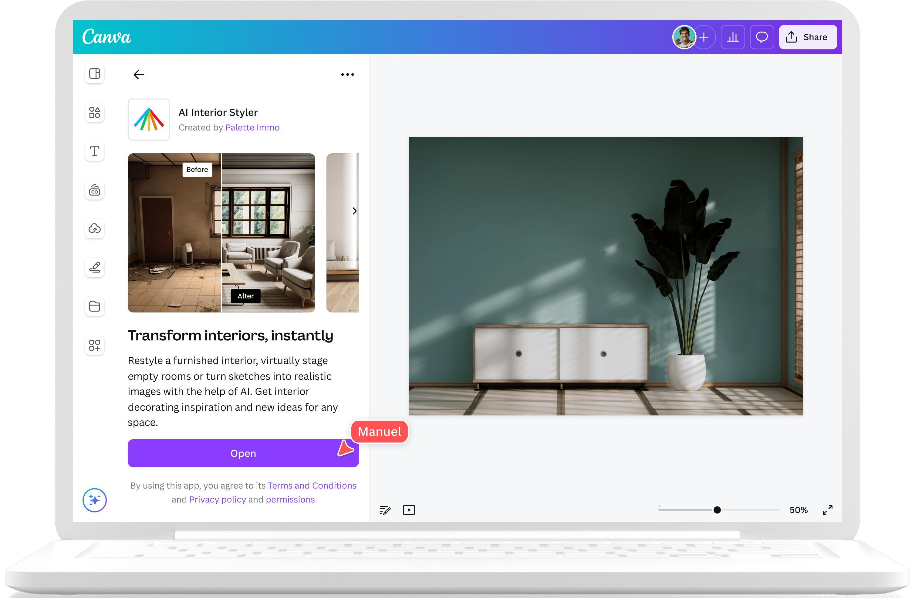 AI Interior Design - Restyle interior spaces with AI | Canva