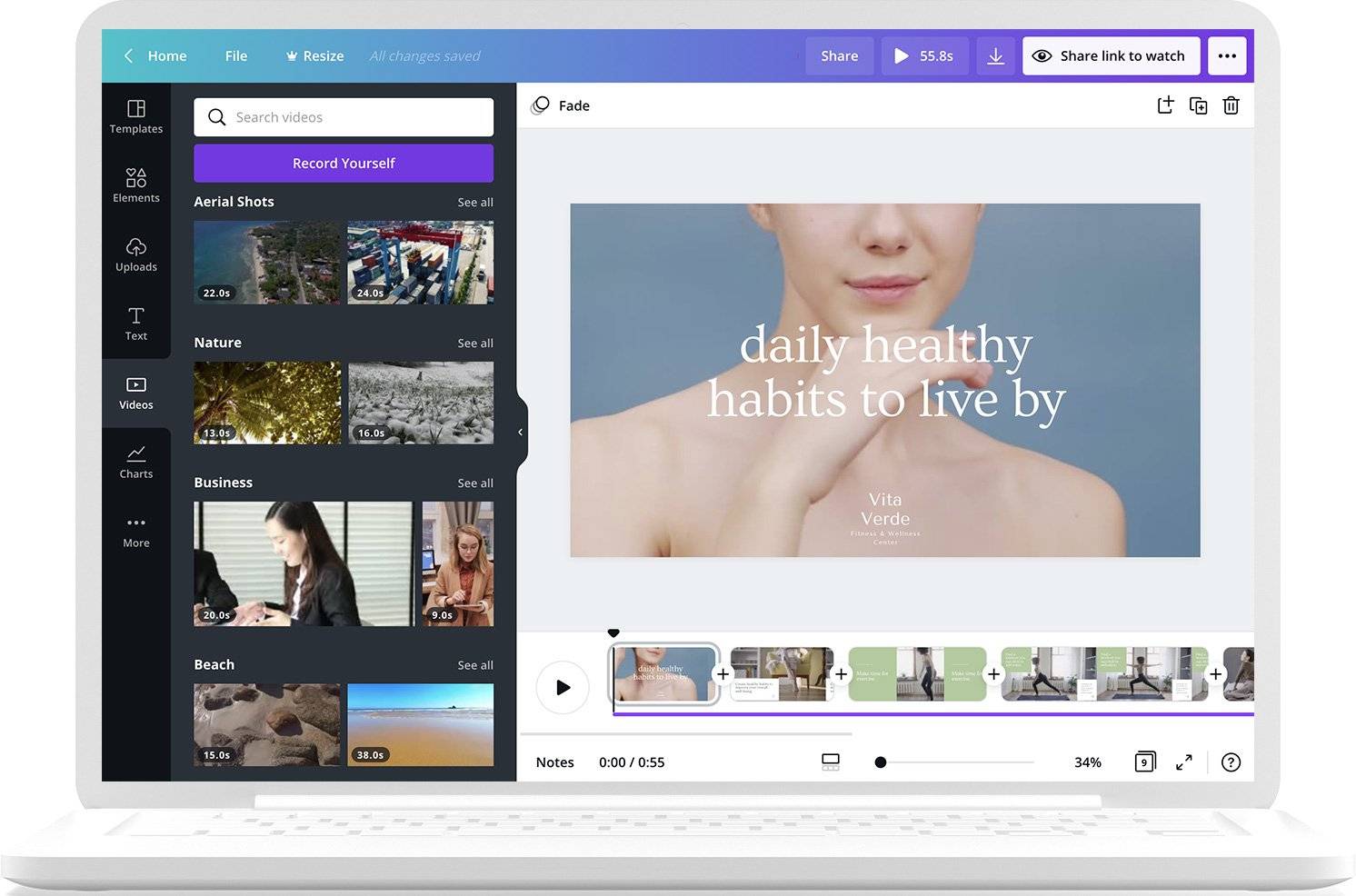 Canva video discount