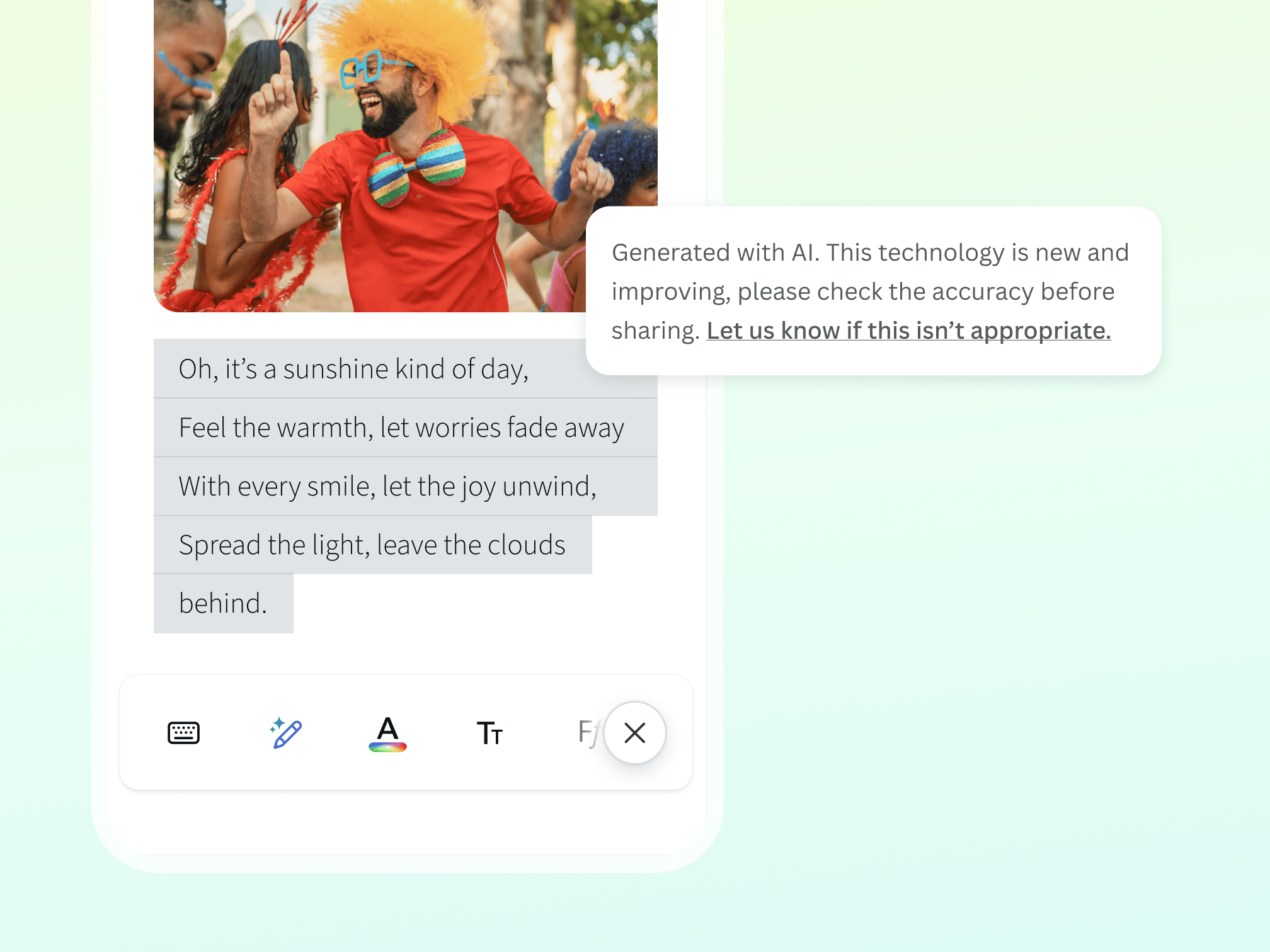 Ai song lyric generator canva