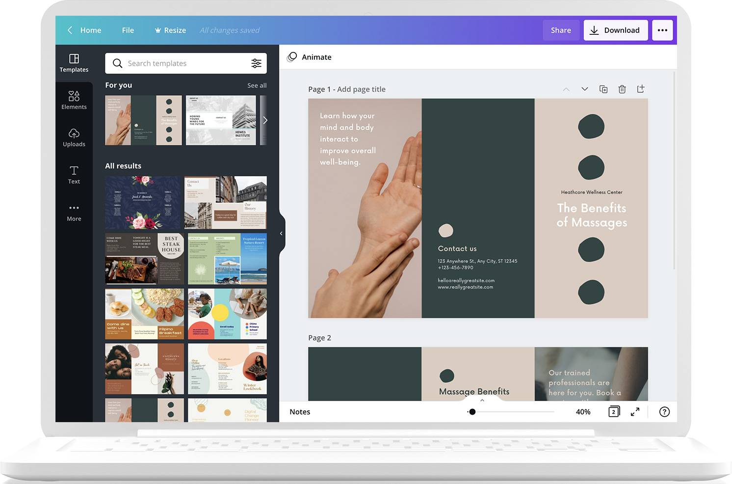 How to design and print your brochure