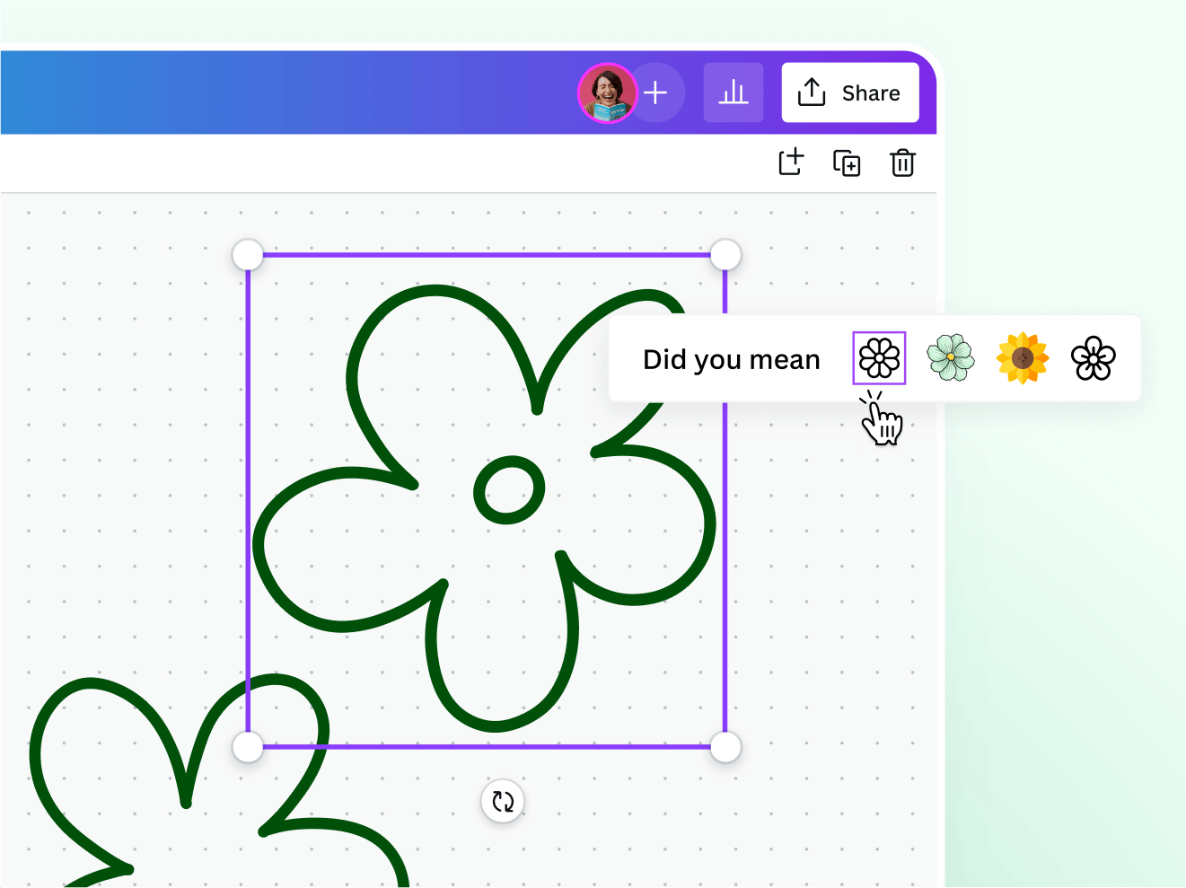 Preview of Draw, a freehand drawing tool on Canva