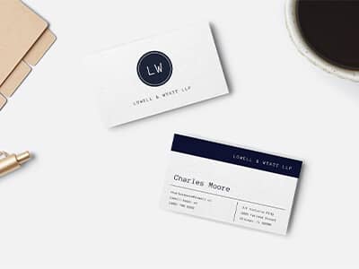 Standard business cards