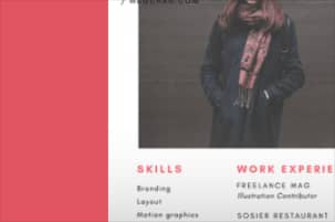 Online resume design tutorial