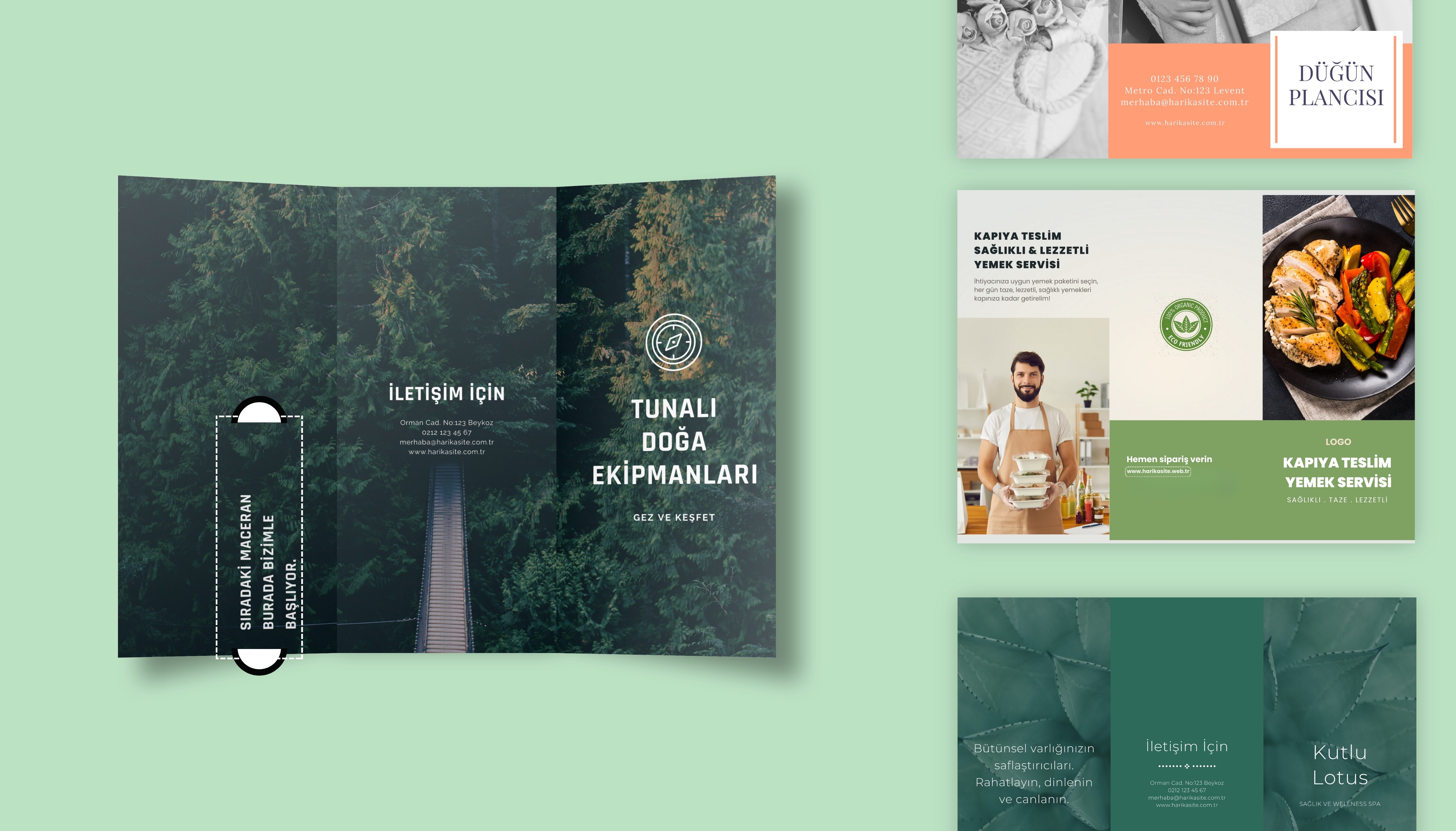 broşür hazırlama - Canva