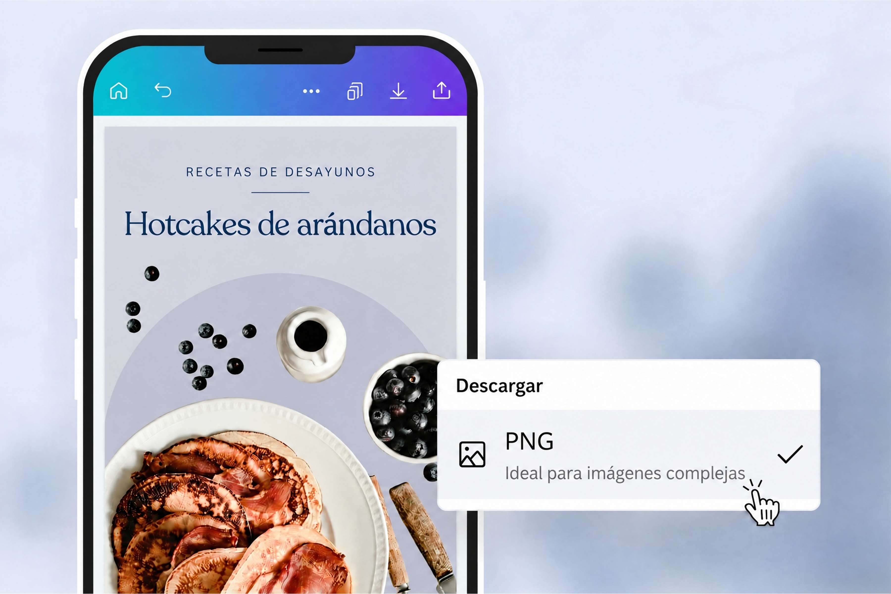 Descarga tus imágenes como PNG