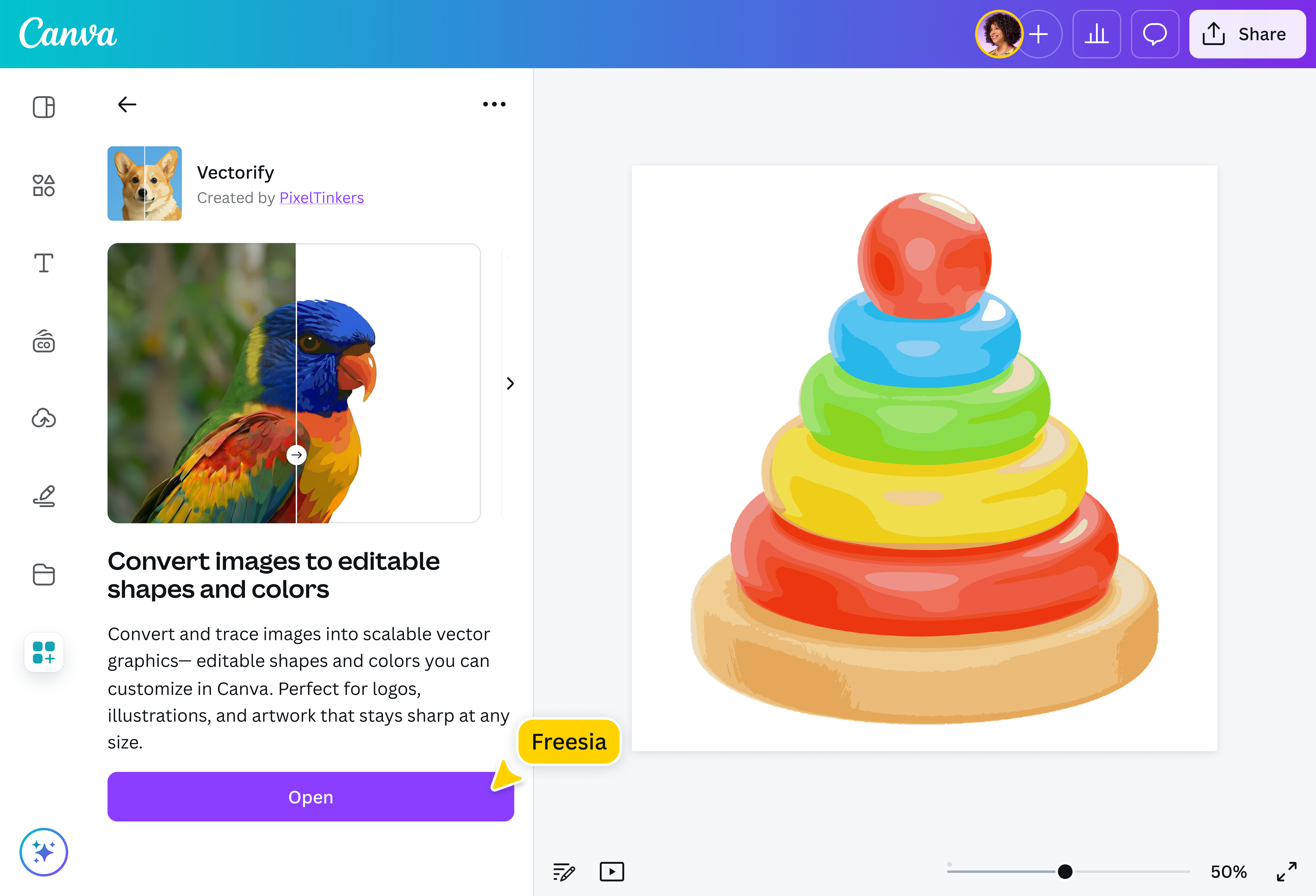 AI Vectorizer: Convert JPG & PNG images to SVG | Canva