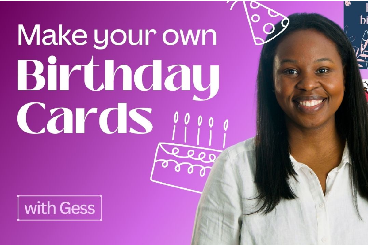 Getting started with Canva’s birthday cards